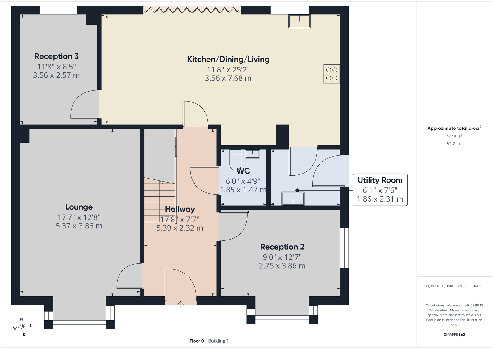 Plot 45, Ash Way, Newcastle floorplan