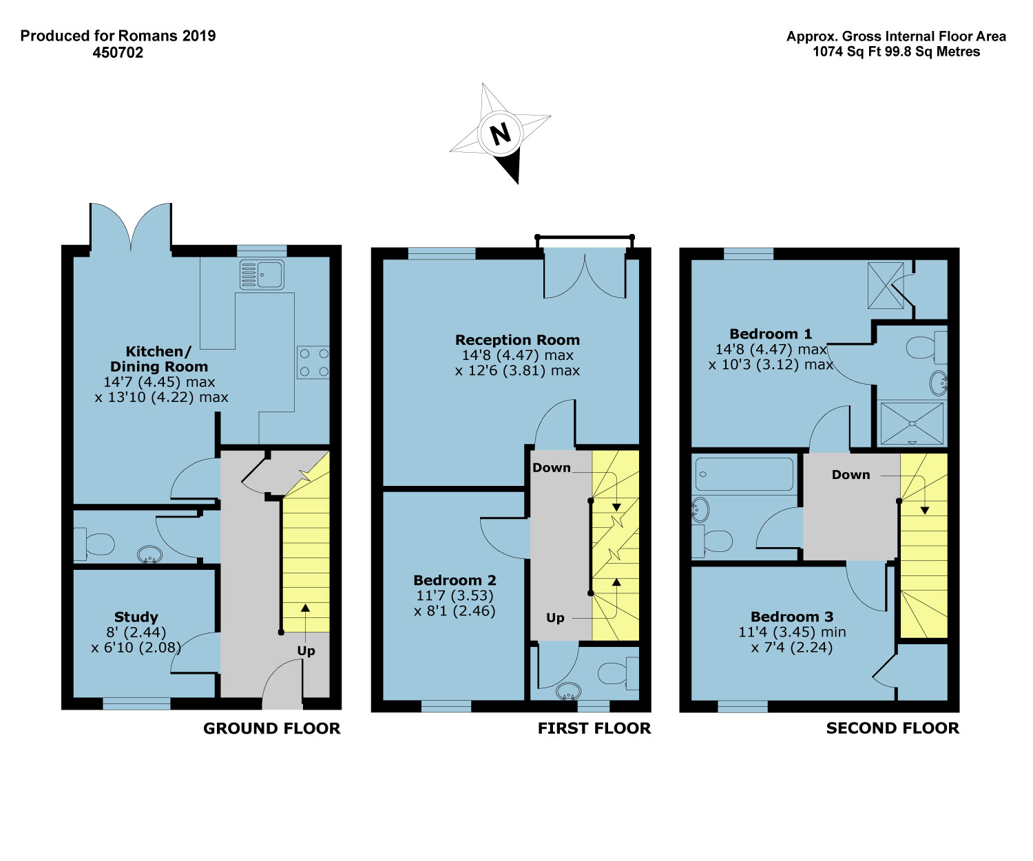 3 Bedrooms Terraced house for sale in Sycamore Rise, Bracknell, Berkshire RG12