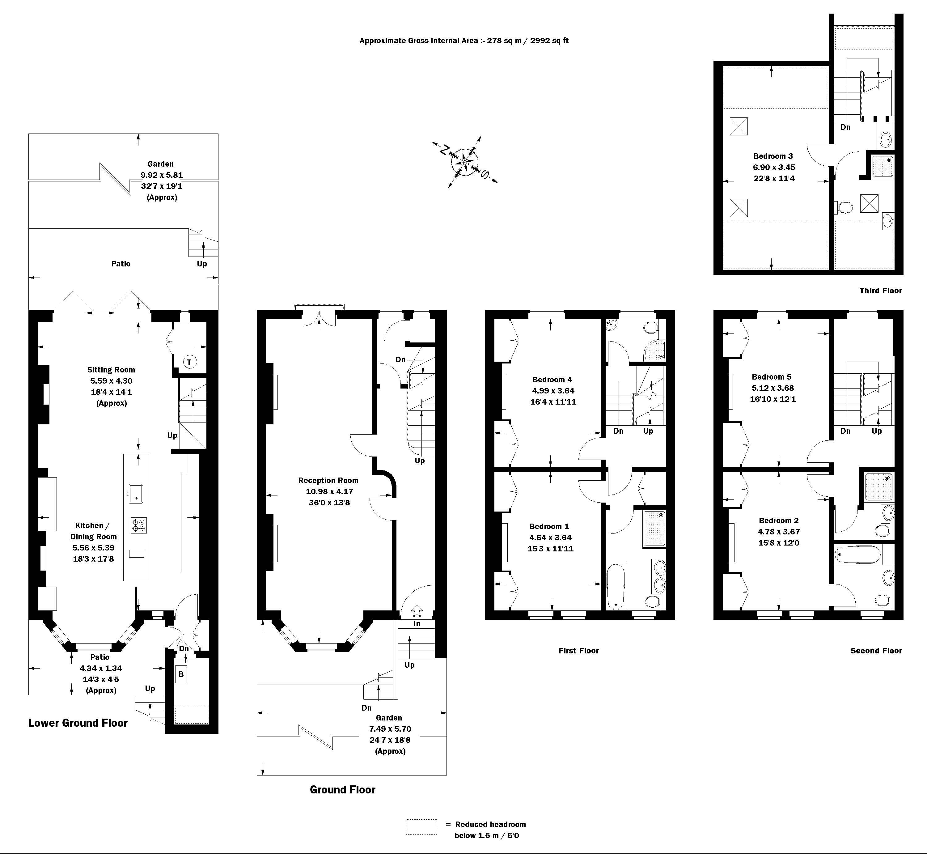 5 Bedrooms  to rent in Cowper Terrace, St. Quintin Avenue, London W10