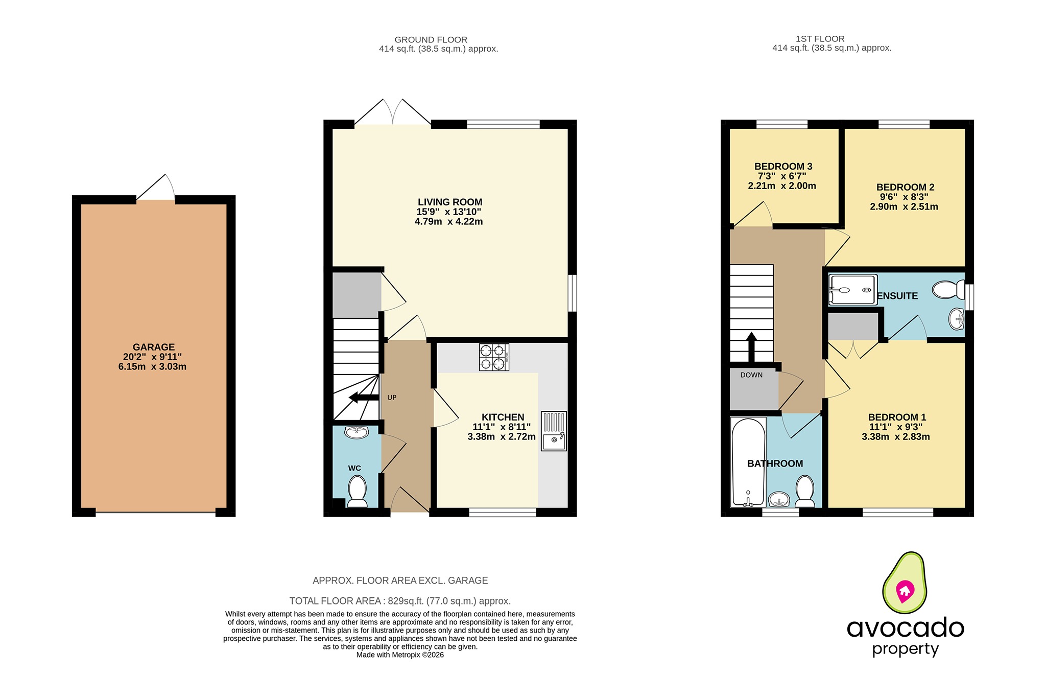 14 Blackbird Place, Bracknell, Berkshire floorplan