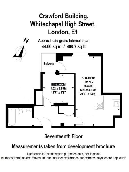1 Bedrooms Flat to rent in Whitechapel High Street, London E1