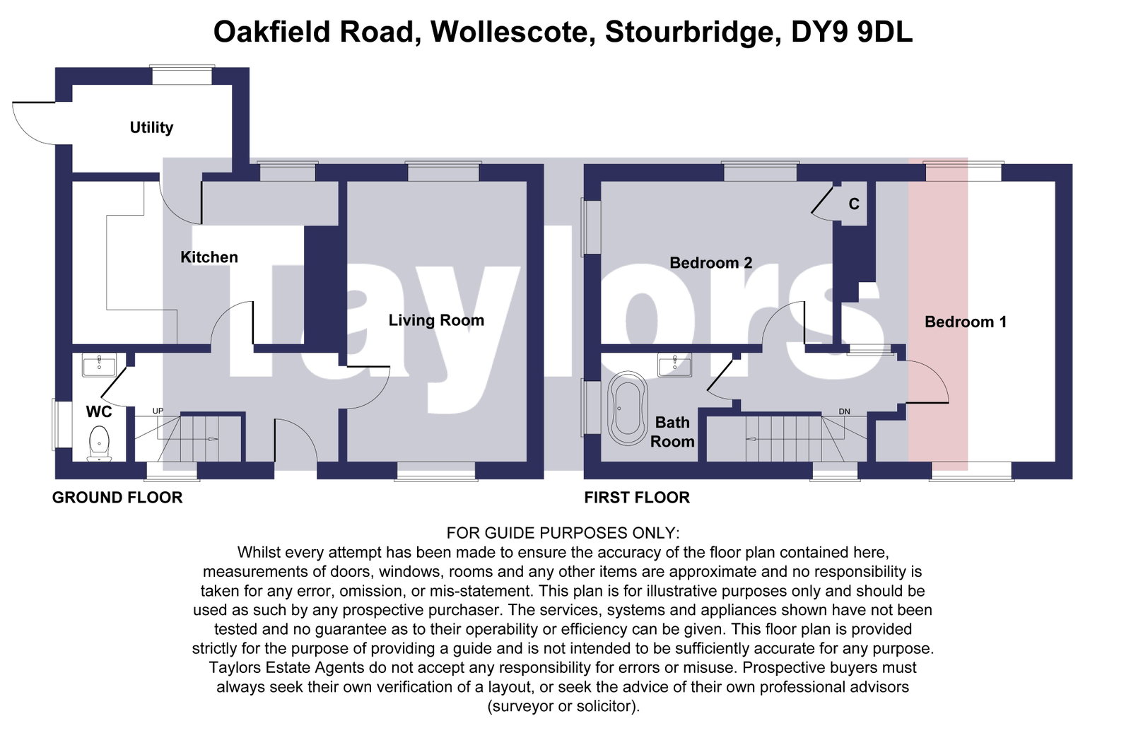 17, Oakfield Road, Stourbridge floorplan