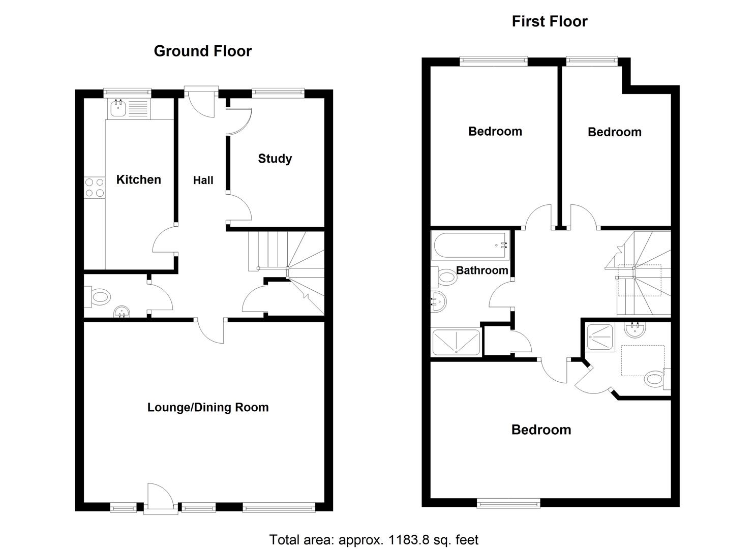 1 Harrower Drive, West Park Road, Maidstone floorplan