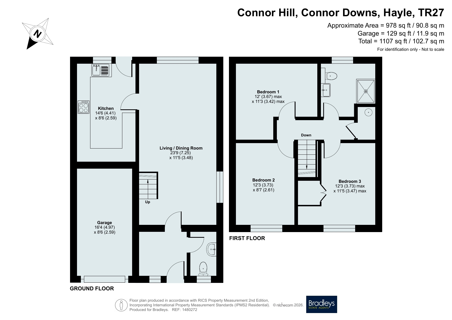 10A, Connor Hill, Hayle floorplan