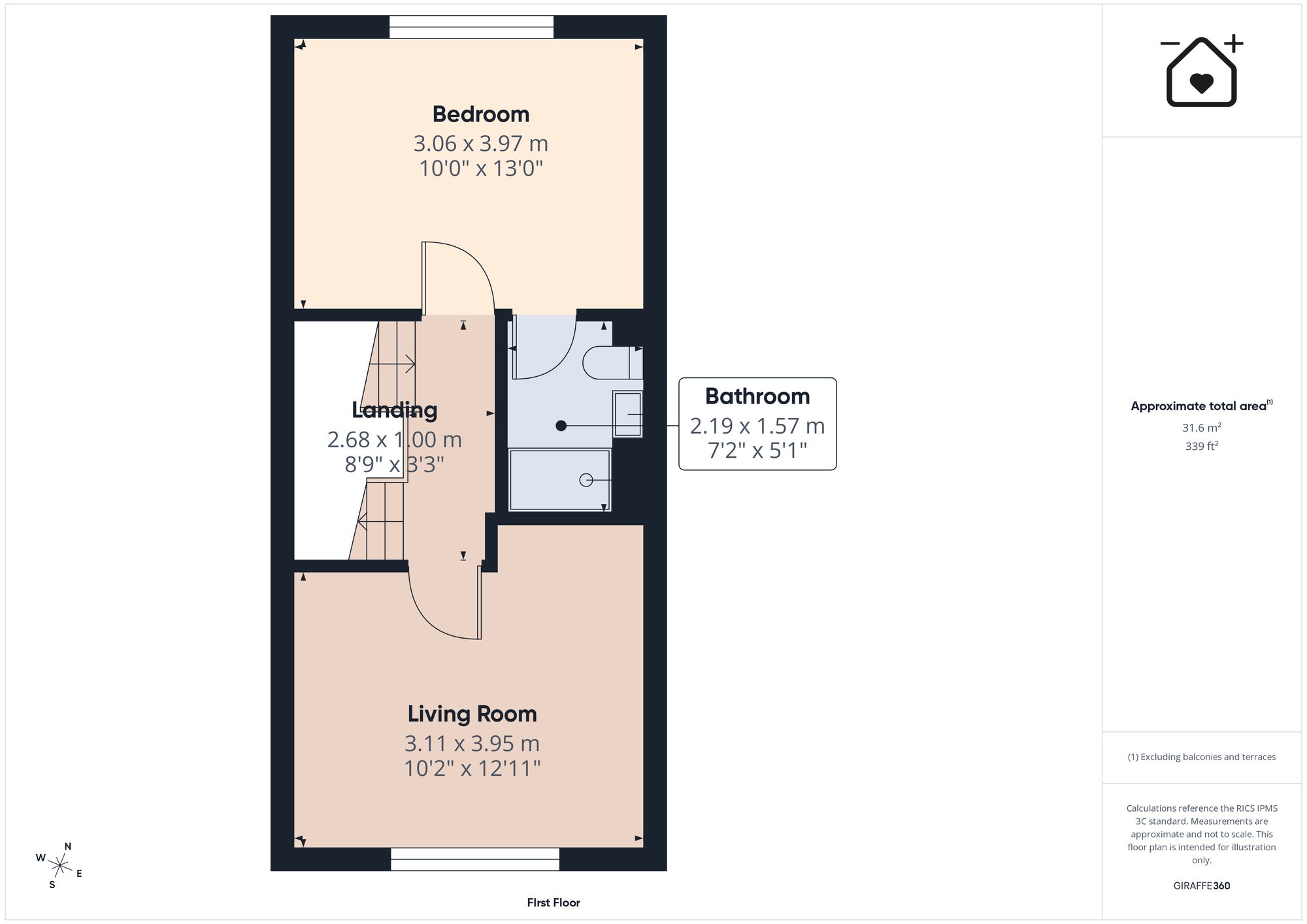 25 Ffordd Y Spitfire, Barry floorplan