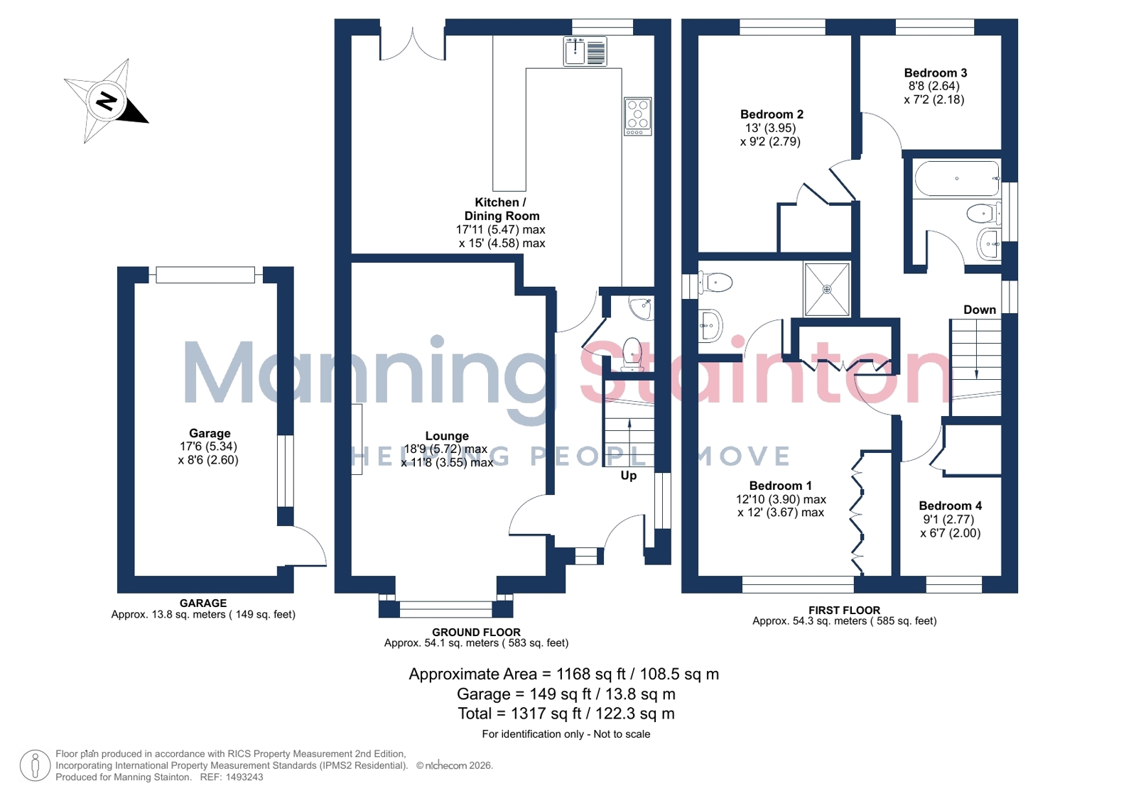 308a, Potovens Lane, Wakefield floorplan