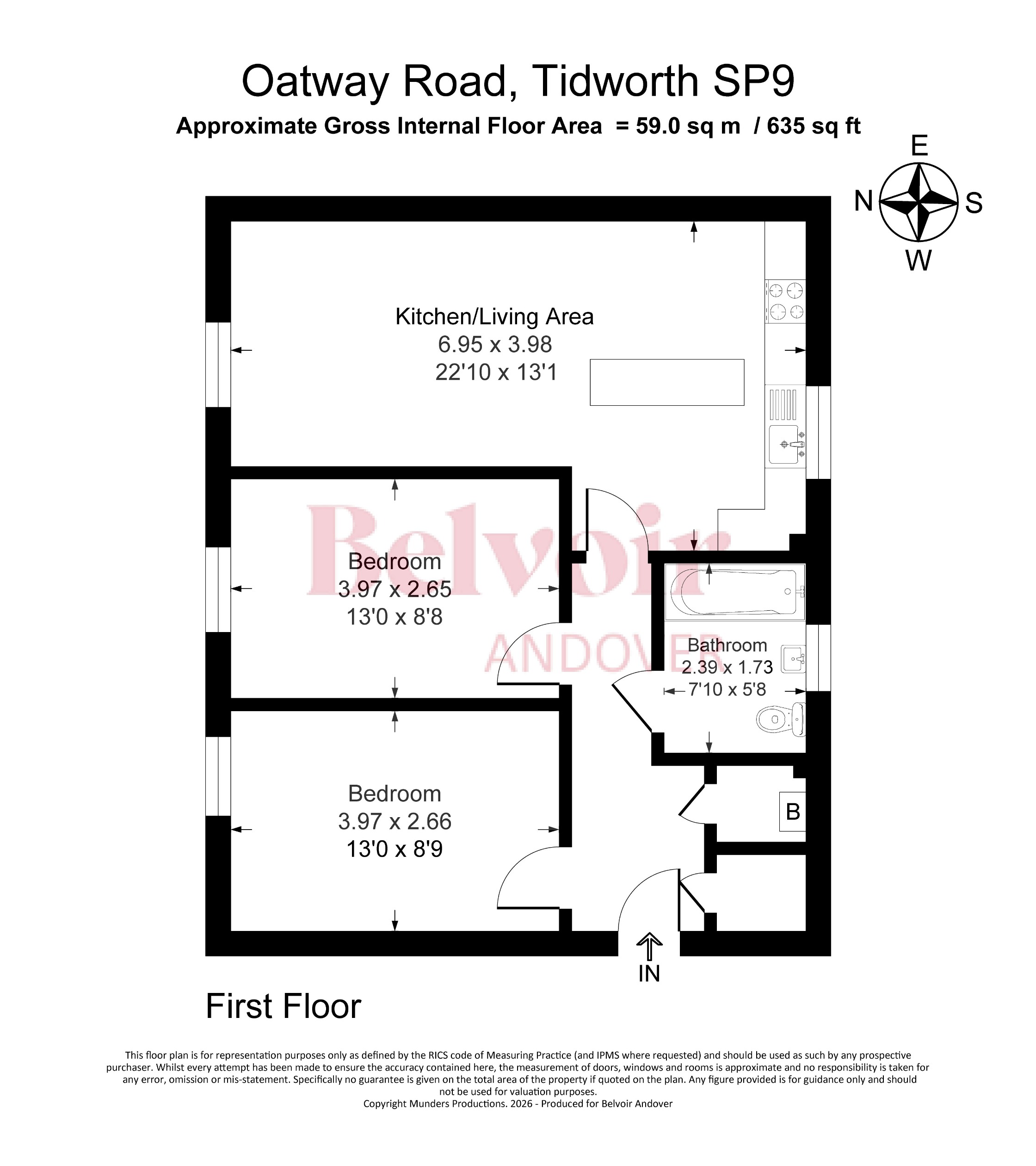 25, Oatway Road, Tidworth floorplan