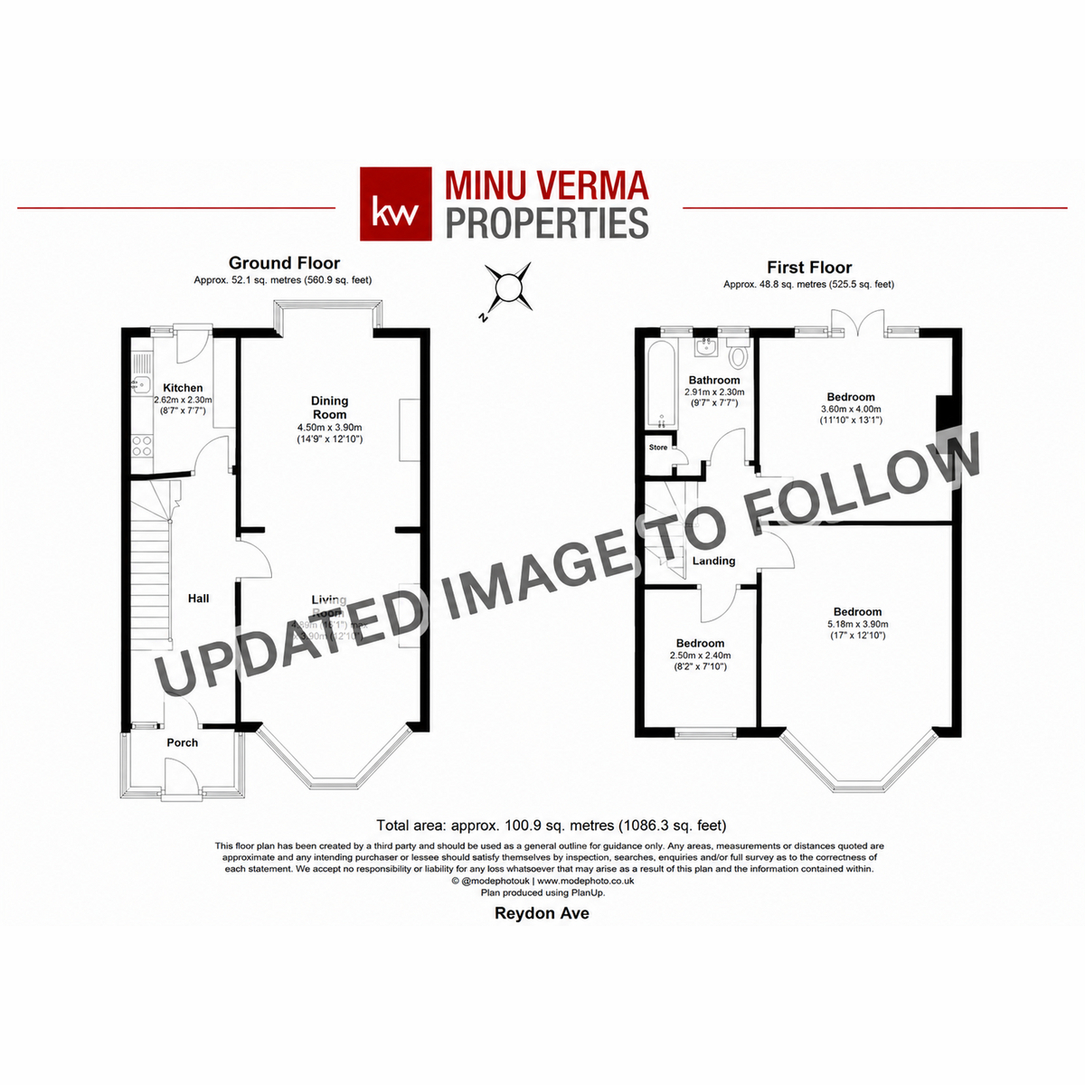 12, Reydon Avenue, Wanstead floorplan