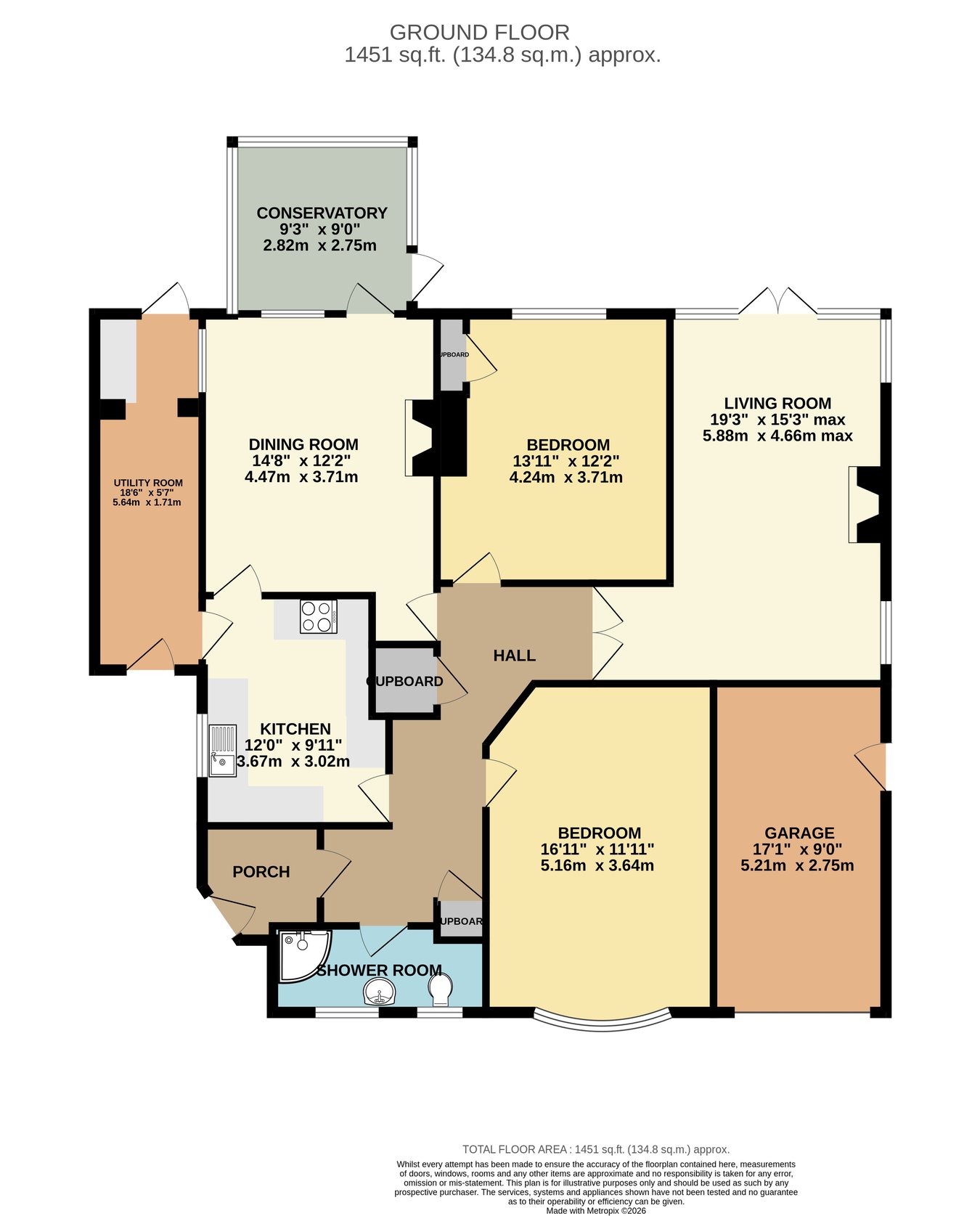 39a, Cranston Avenue, Bexhill-on-Sea floorplan