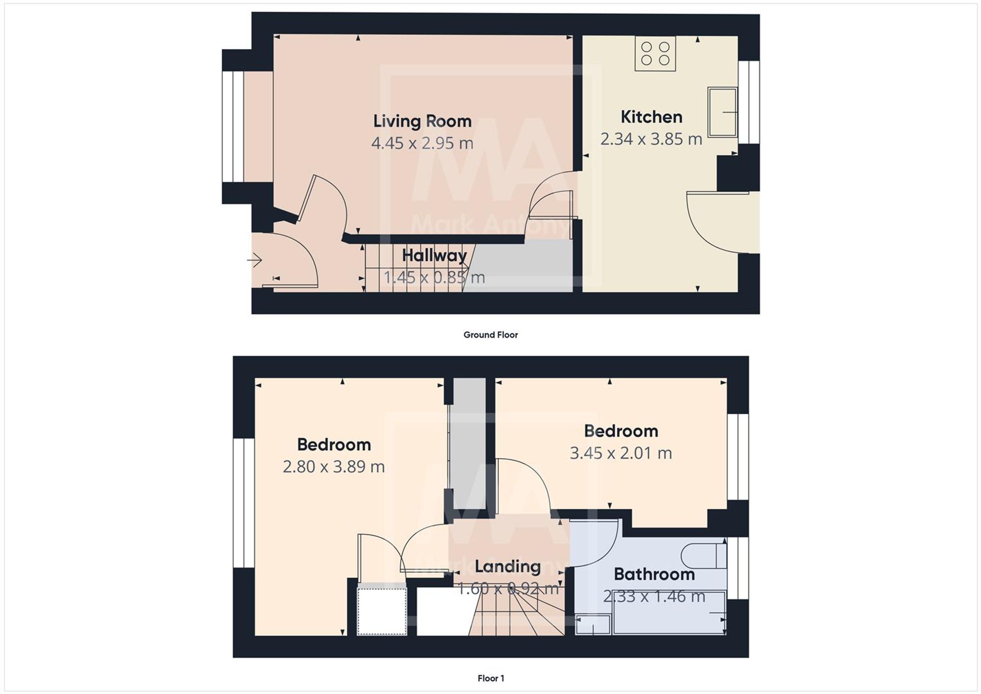 27 Holbrook Close, Warrington floorplan