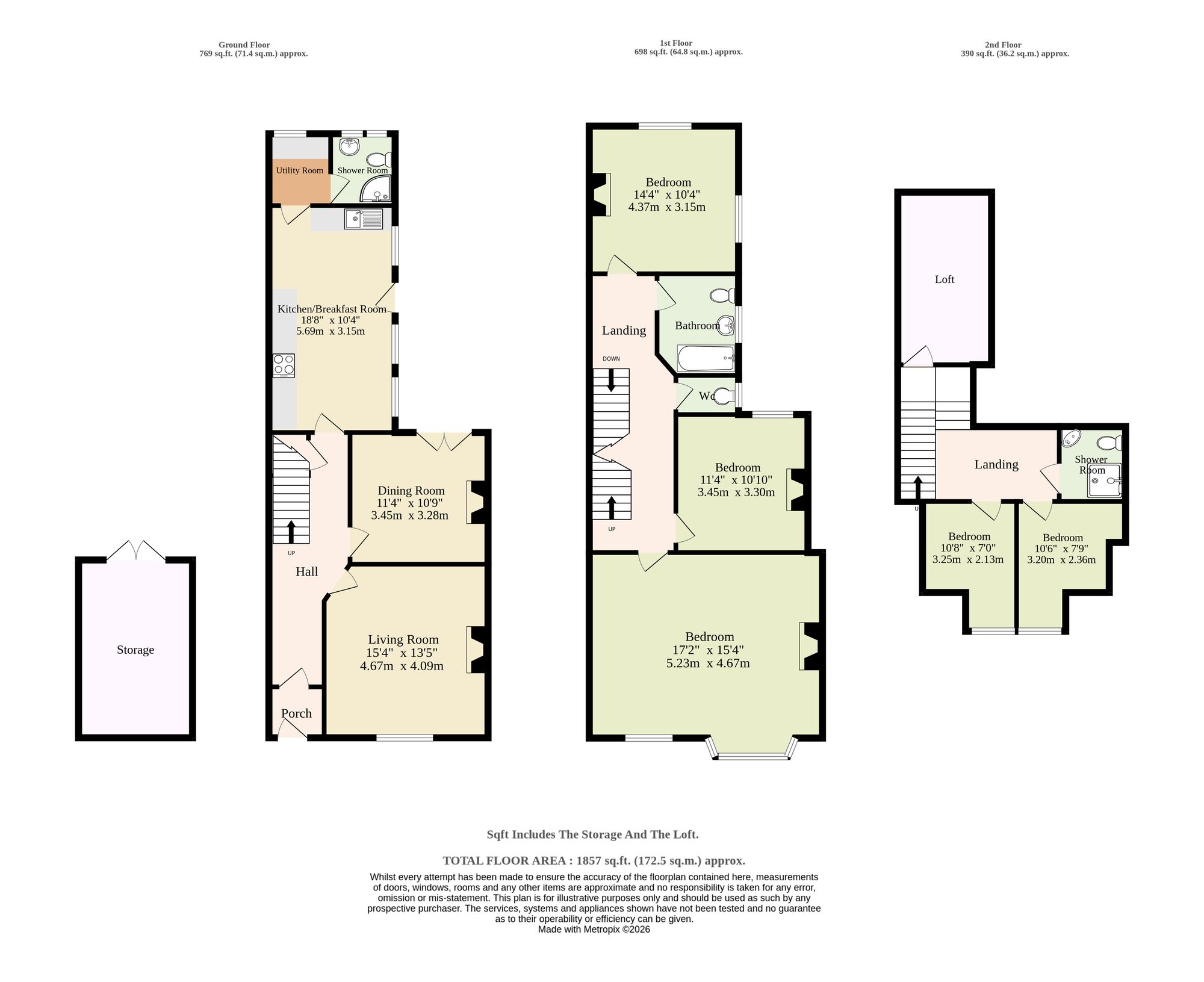 14 Clarence Road, Great Yarmouth floorplan
