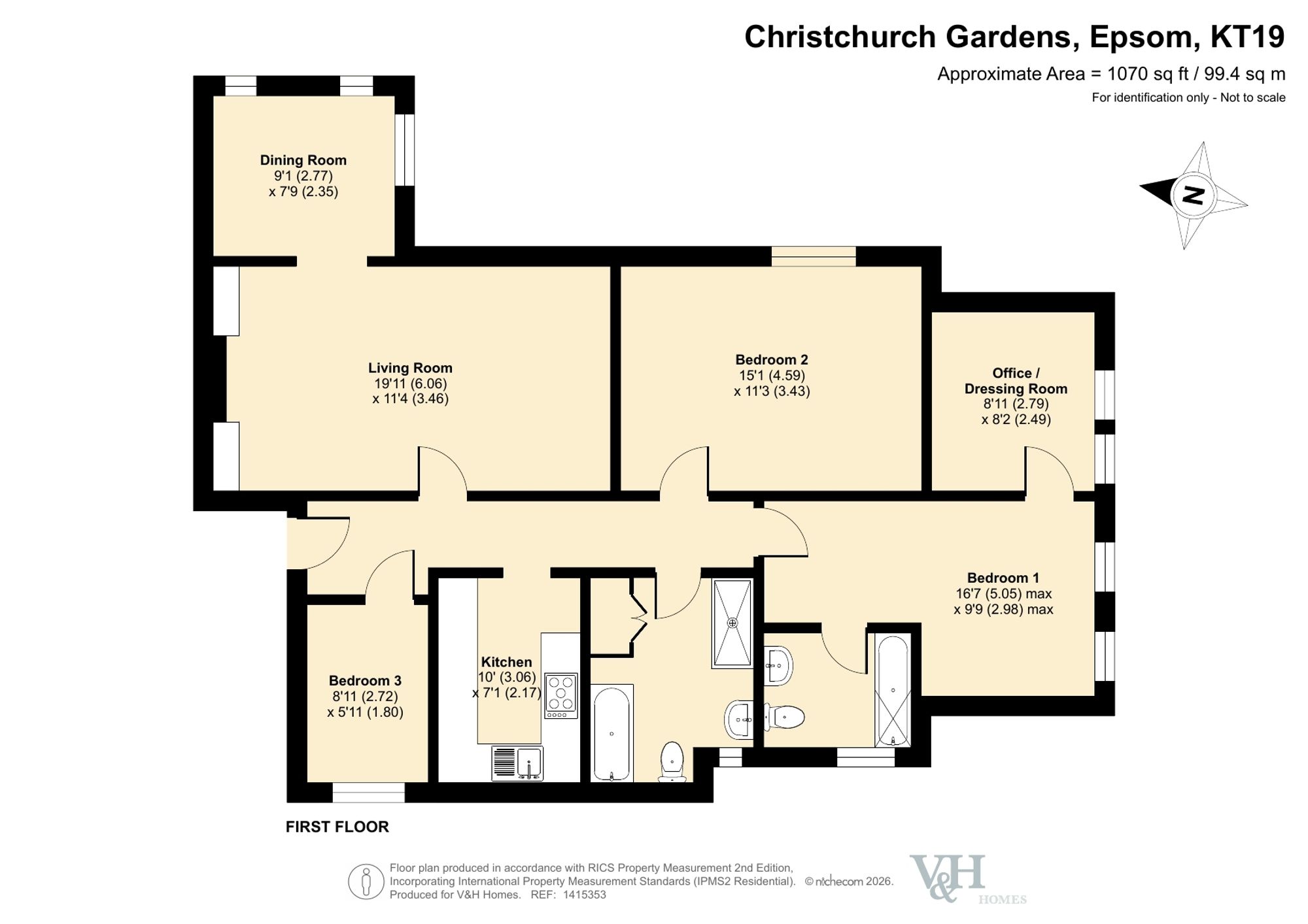 Flat 34, Christchurch Gardens Christ Church Mount, Epsom floorplan