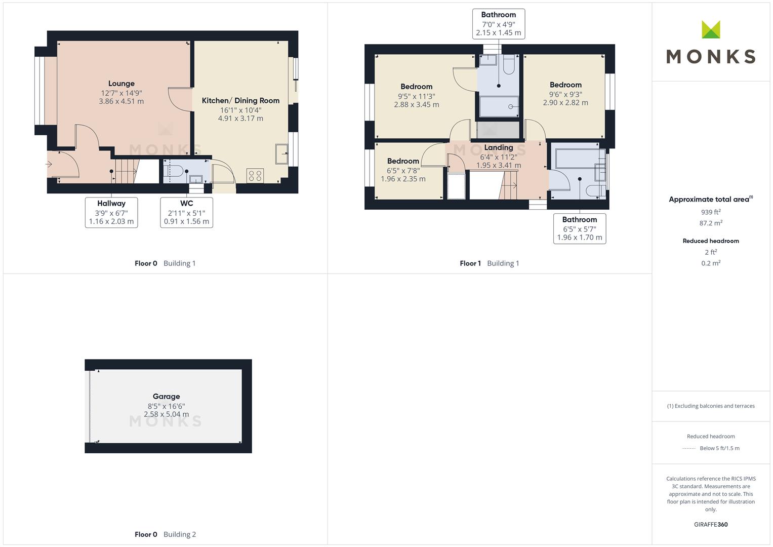 2, Juniper Close, Oswestry floorplan