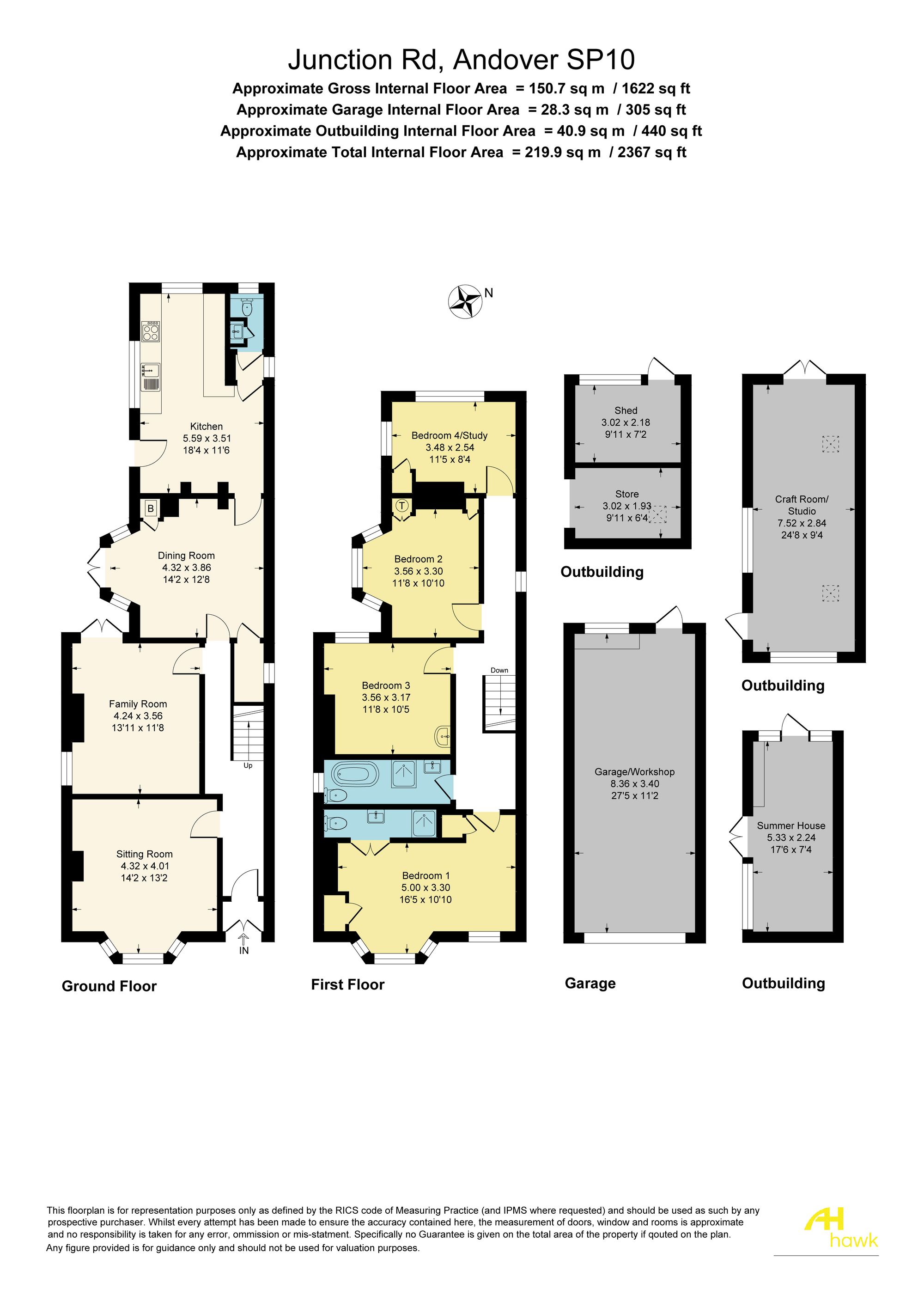 7 Junction Road, Andover floorplan