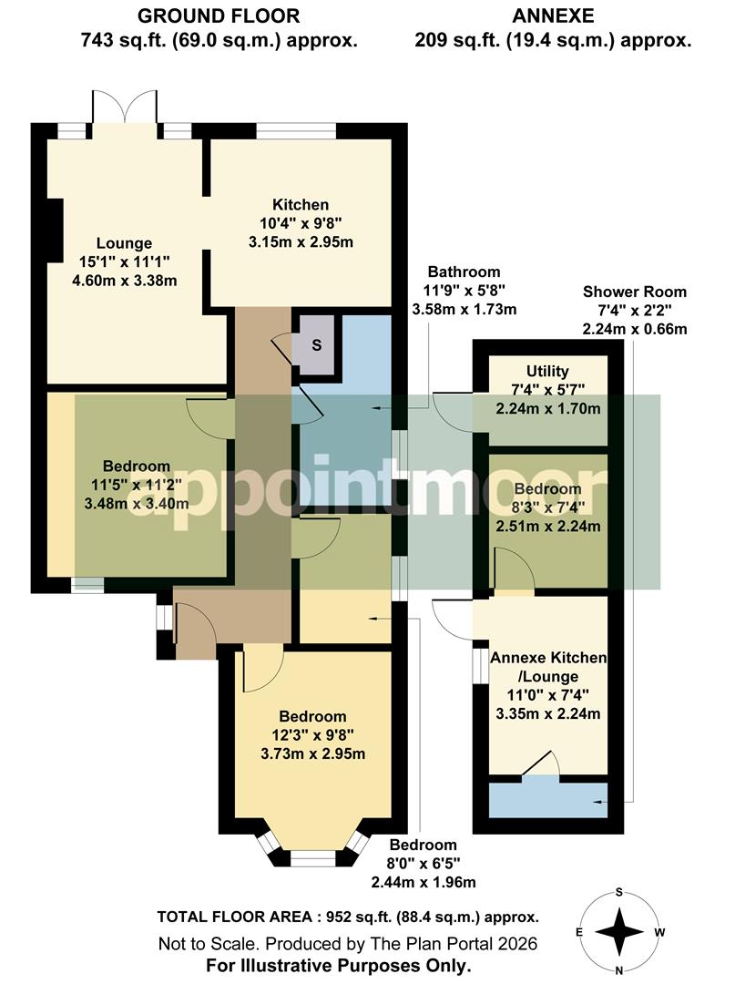 172, Carlton Avenue, Westcliff-On-Sea floorplan