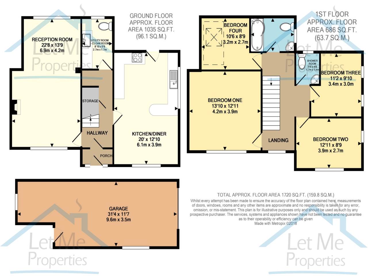 4 Bedrooms  to rent in Toulmin Drive, St Albans, Hertfordshire AL3