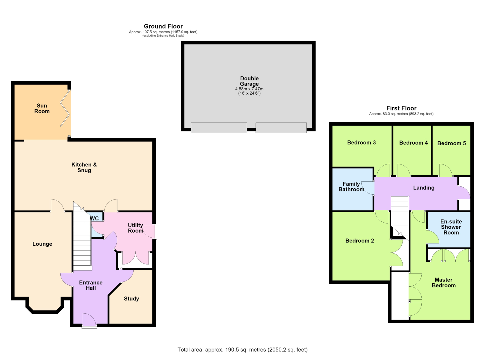 21 Willow Grove, Peterlee floorplan