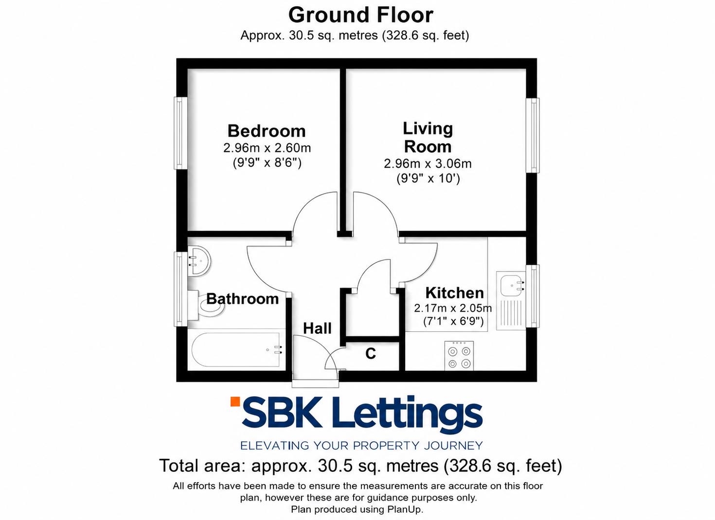 2 Bridge Court, Banbury Road, Southam floorplan