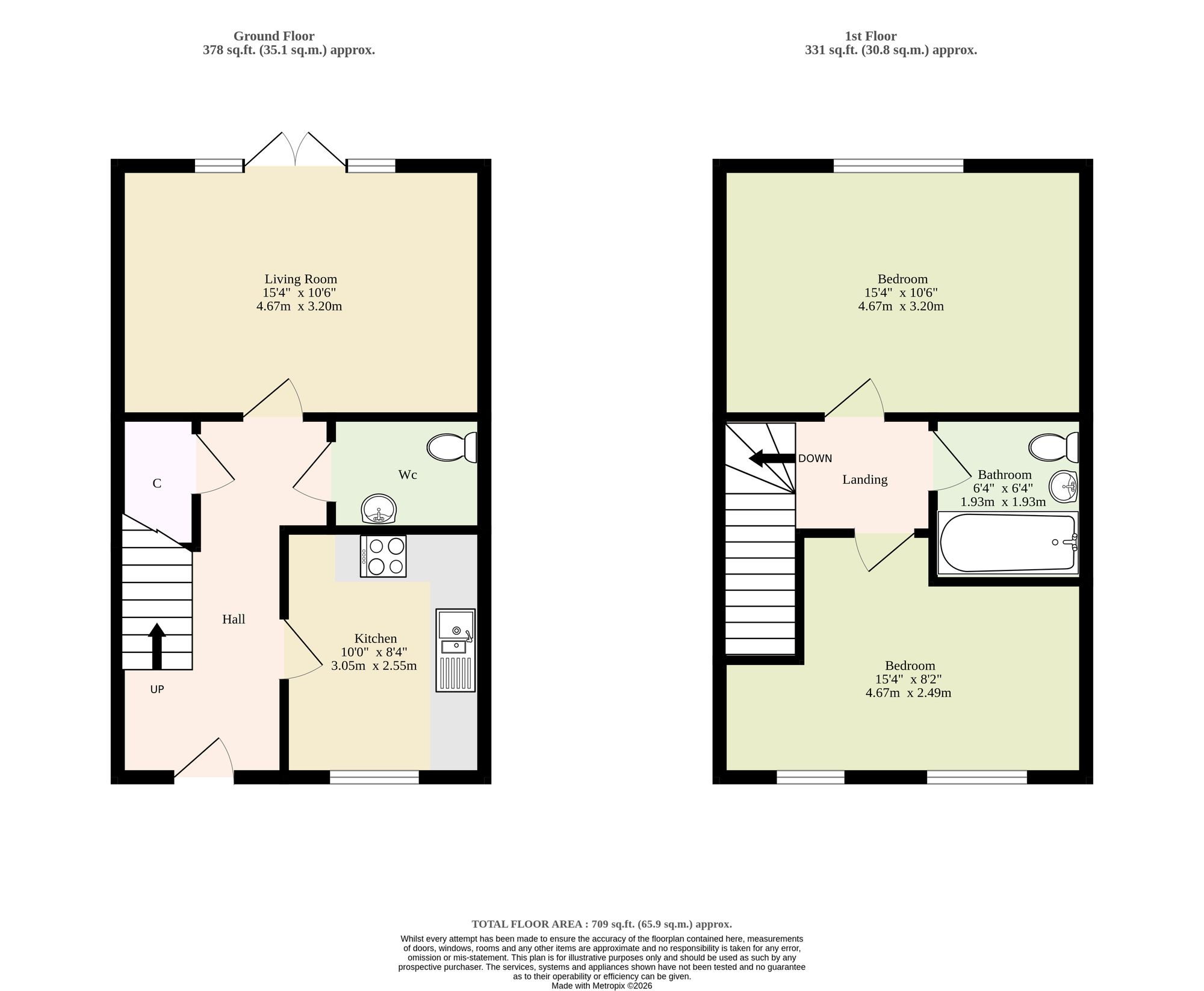 1 Meadowsweet Mews, Norwich floorplan