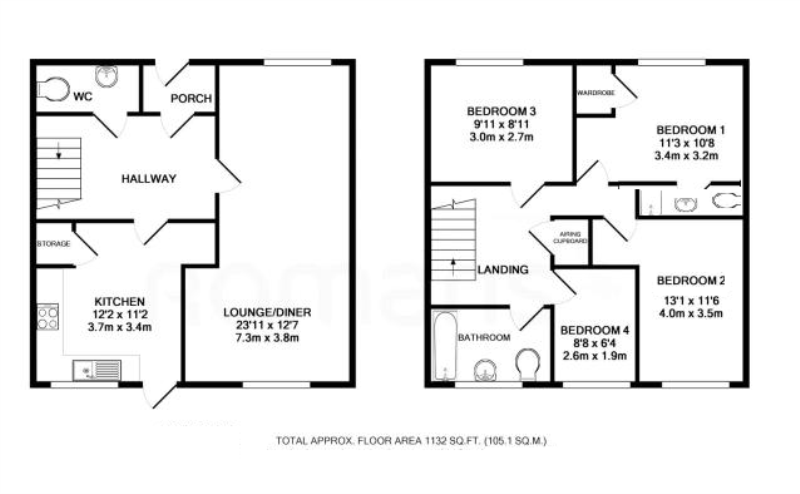 4 Bedrooms Semi-detached house to rent in Guildford Park Avenue, Guildford, Surrey GU2