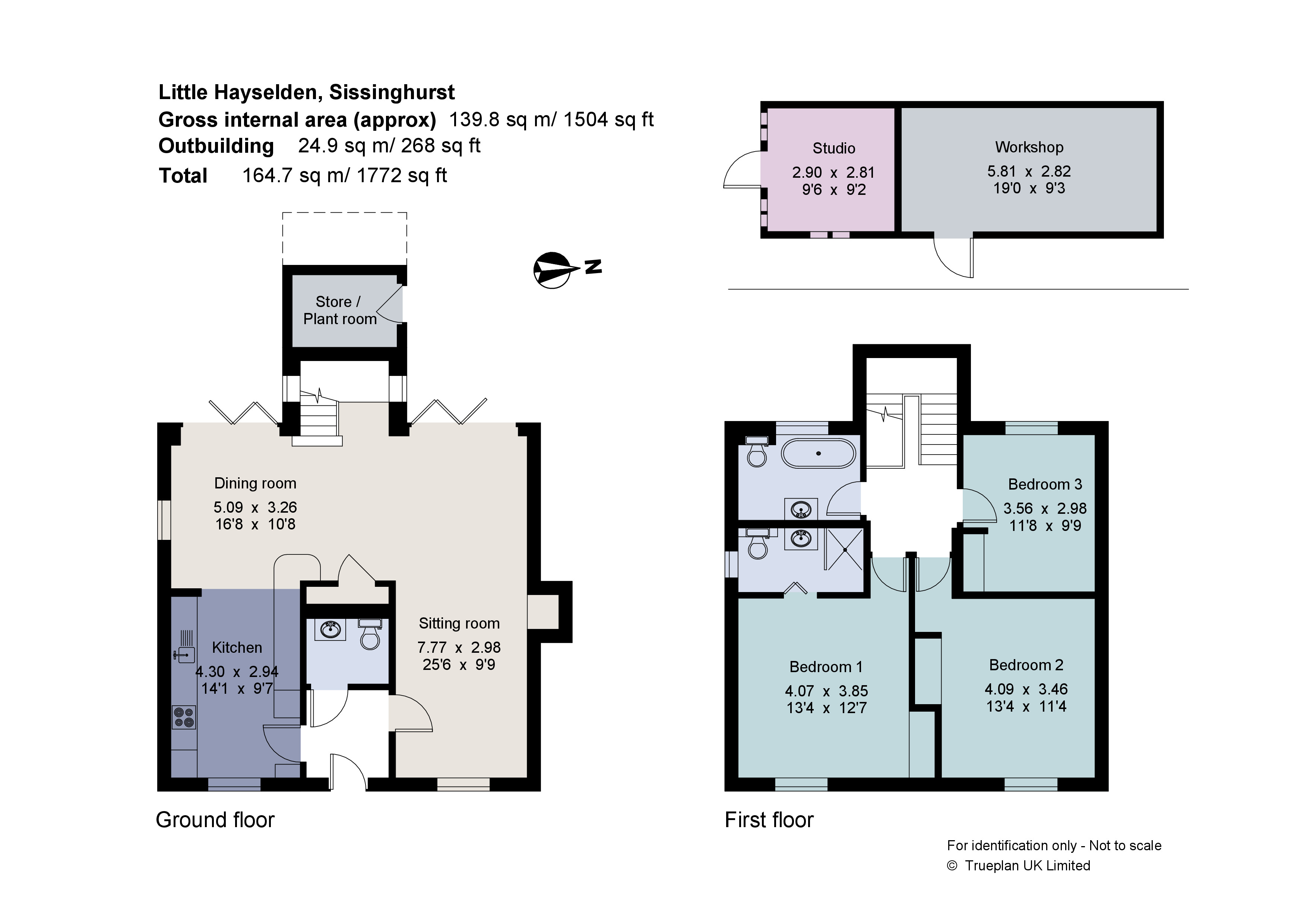 Little Hayselden,, The Common, Cranbrook floorplan