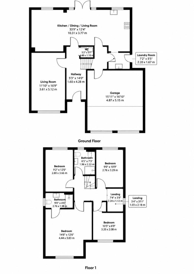 19, Donnington Close, Northampton floorplan