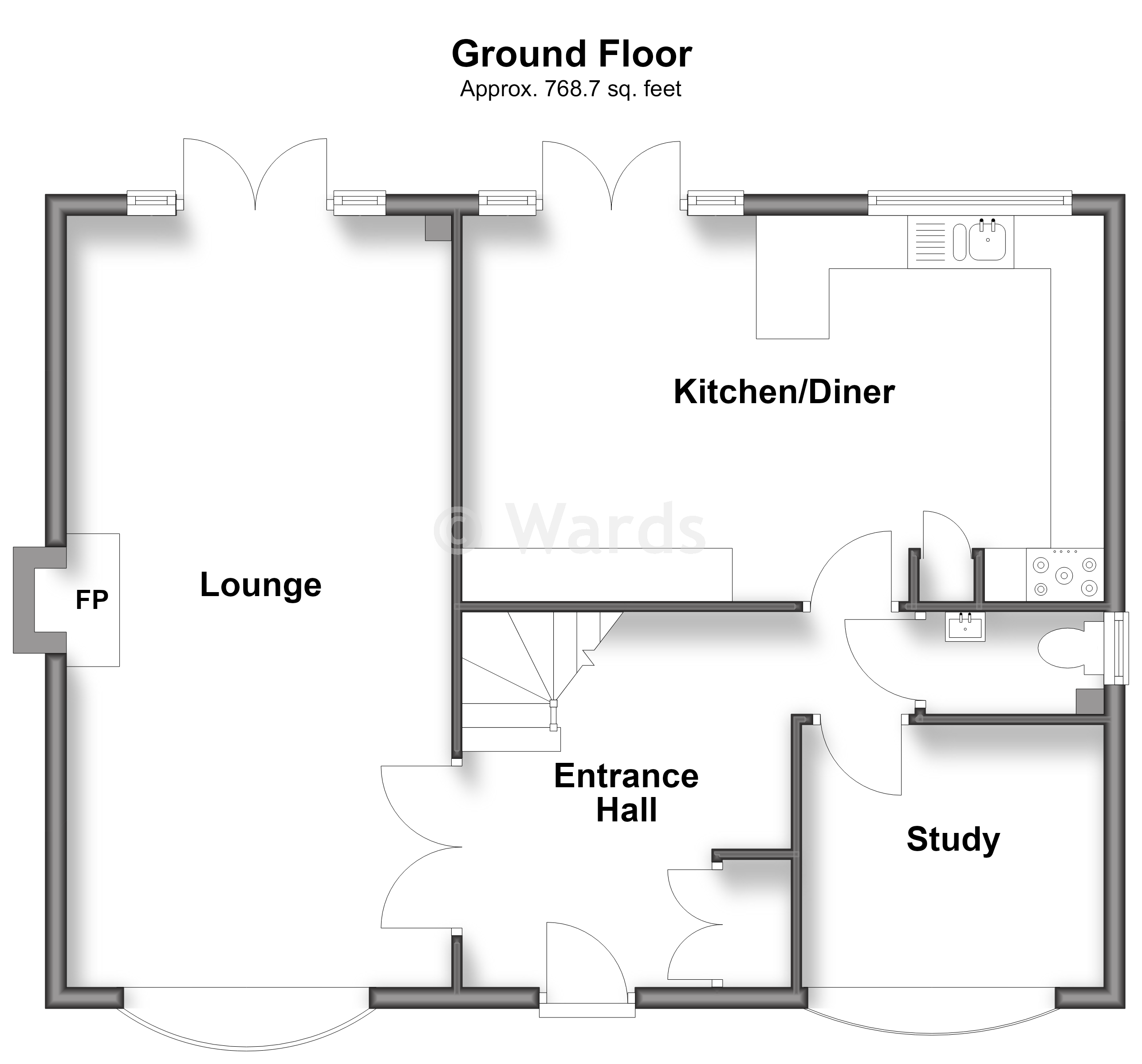The Birches, Tonbridge Road, Maidstone floorplan