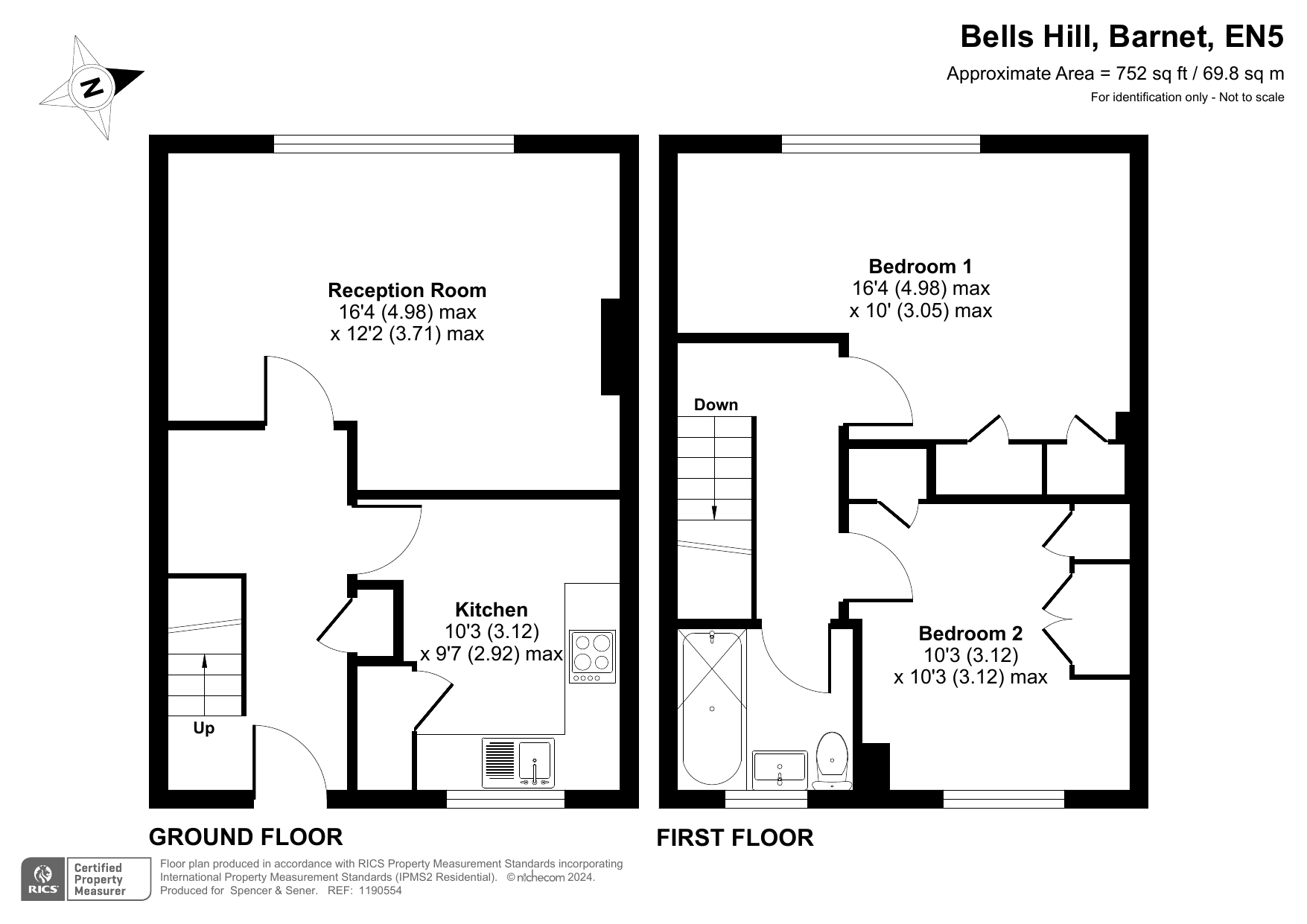 Bells Hill, EN5, 2 bedroom for sale 68392373 PrimeLocation