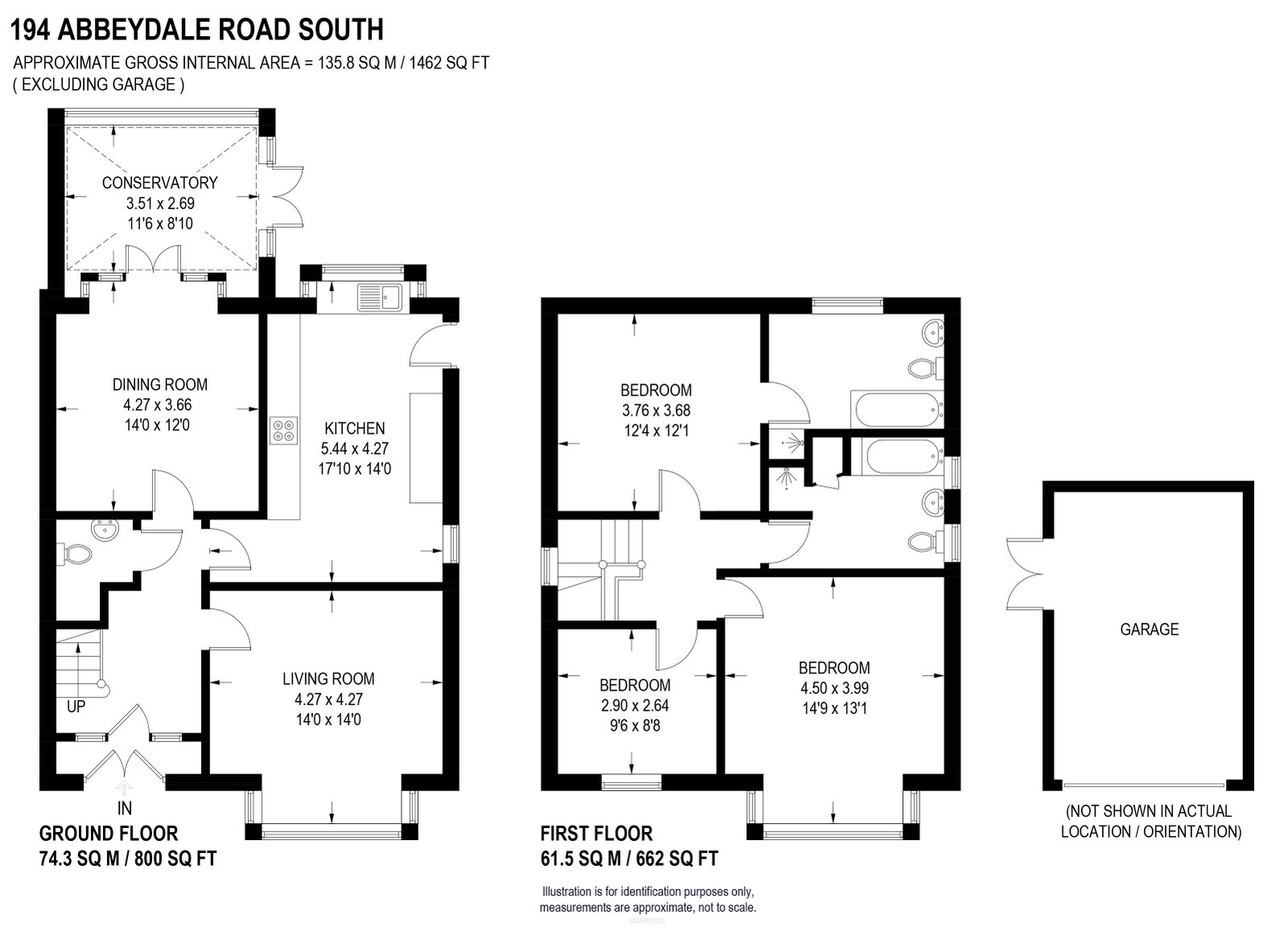 194, Abbeydale Road South, Sheffield floorplan