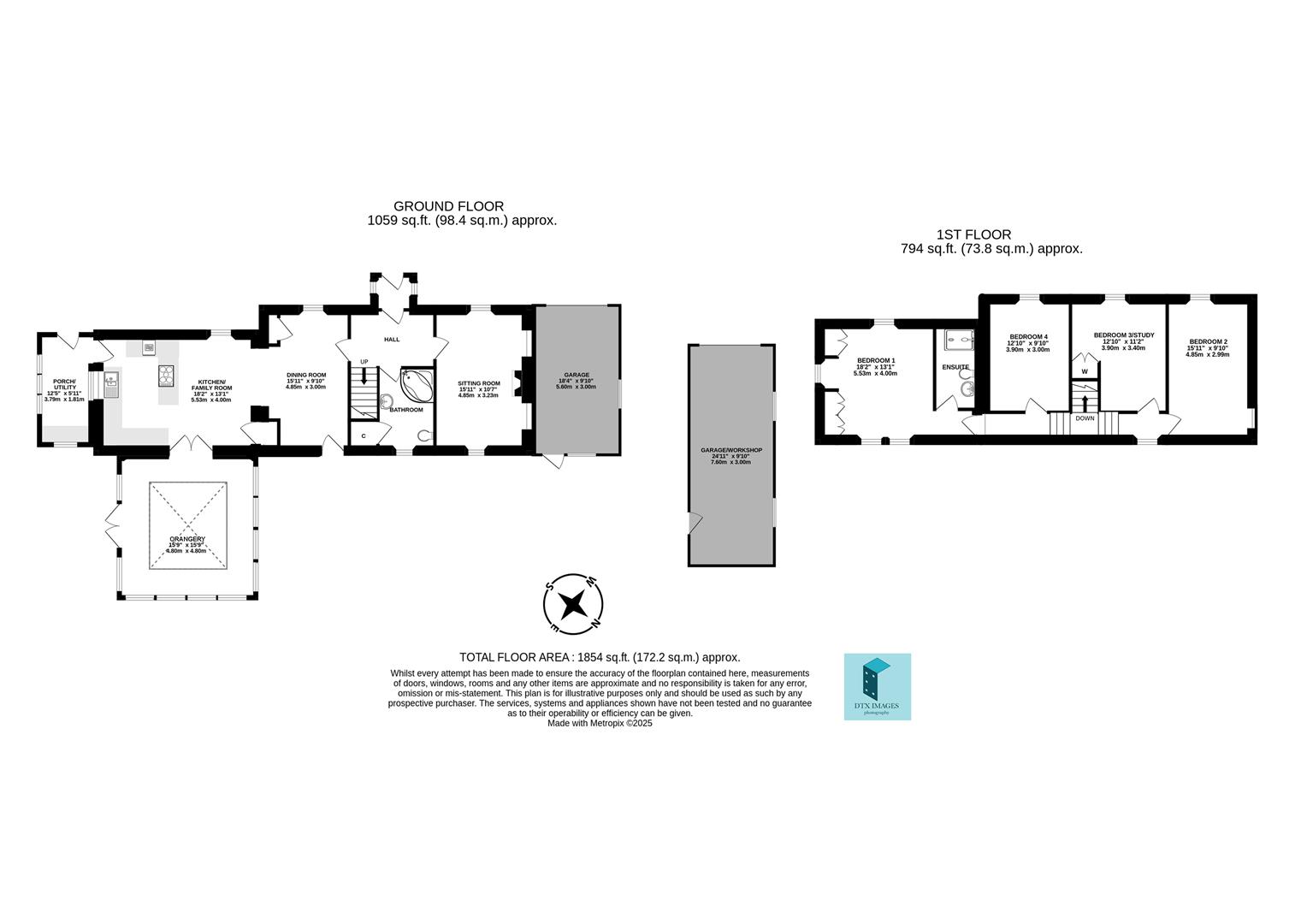 Hillend, Saline floorplan