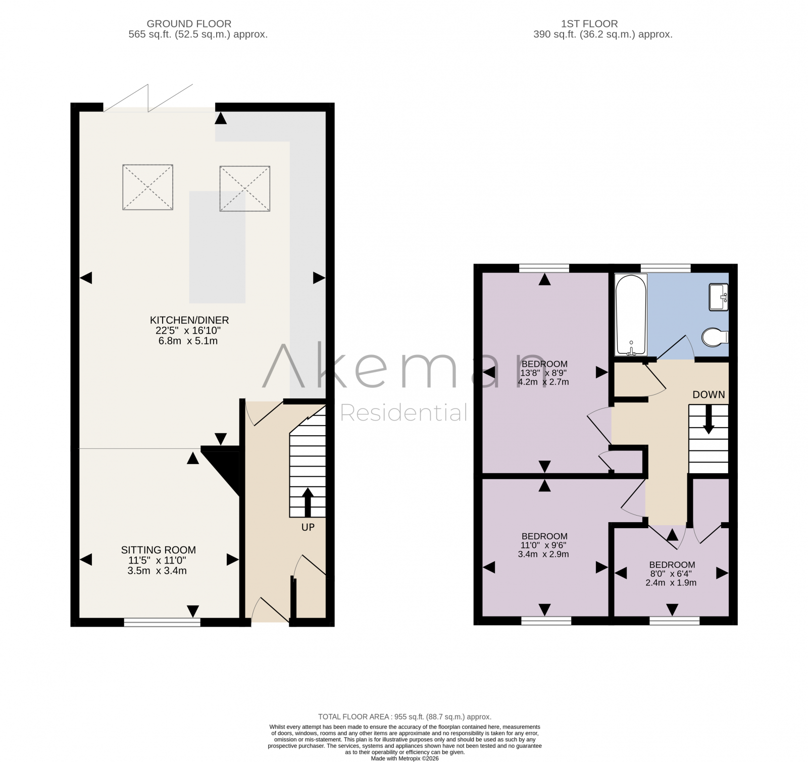 79, Yardley Avenue, Pitstone floorplan