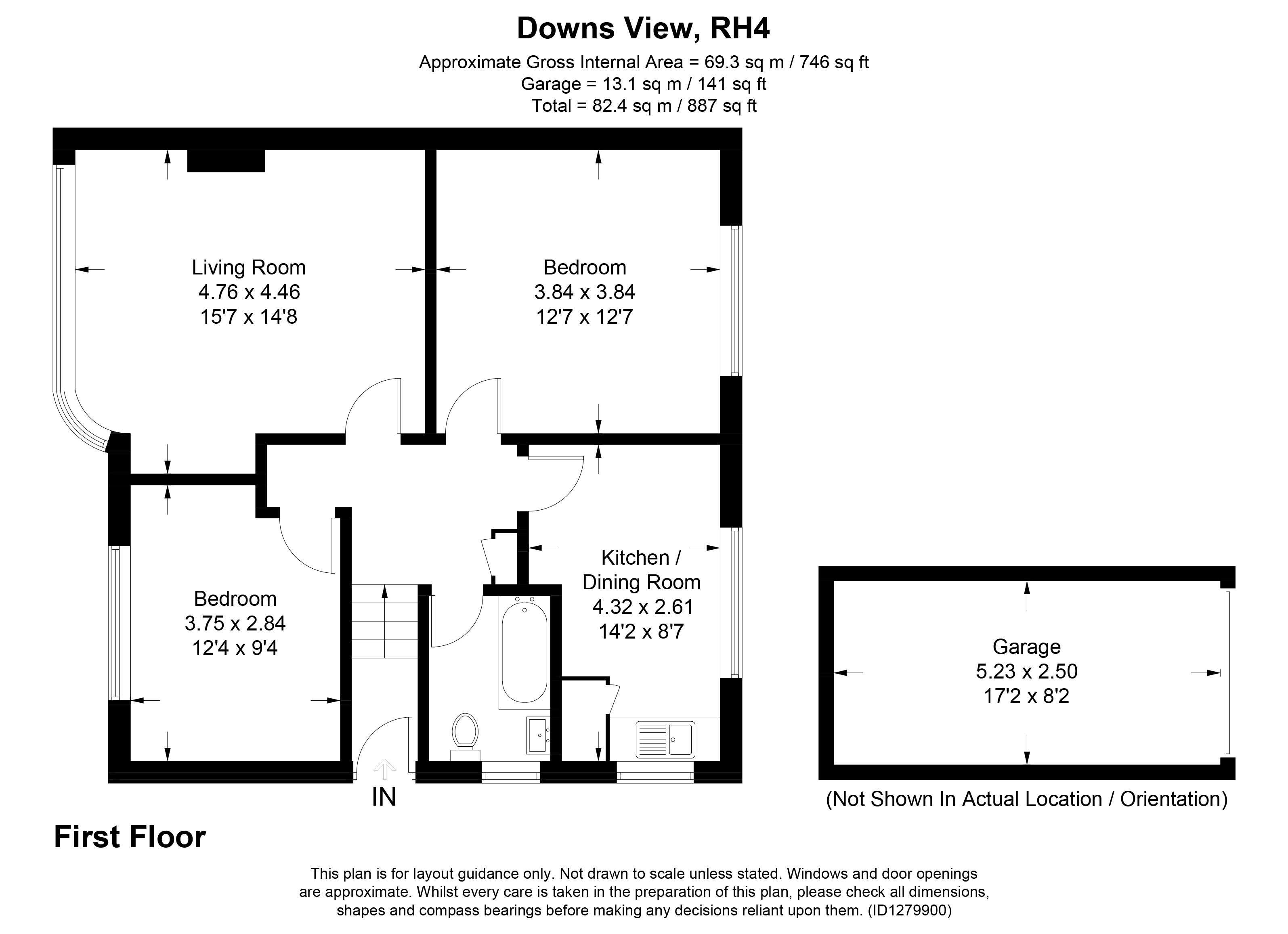 16, Downs View, Dorking floorplan