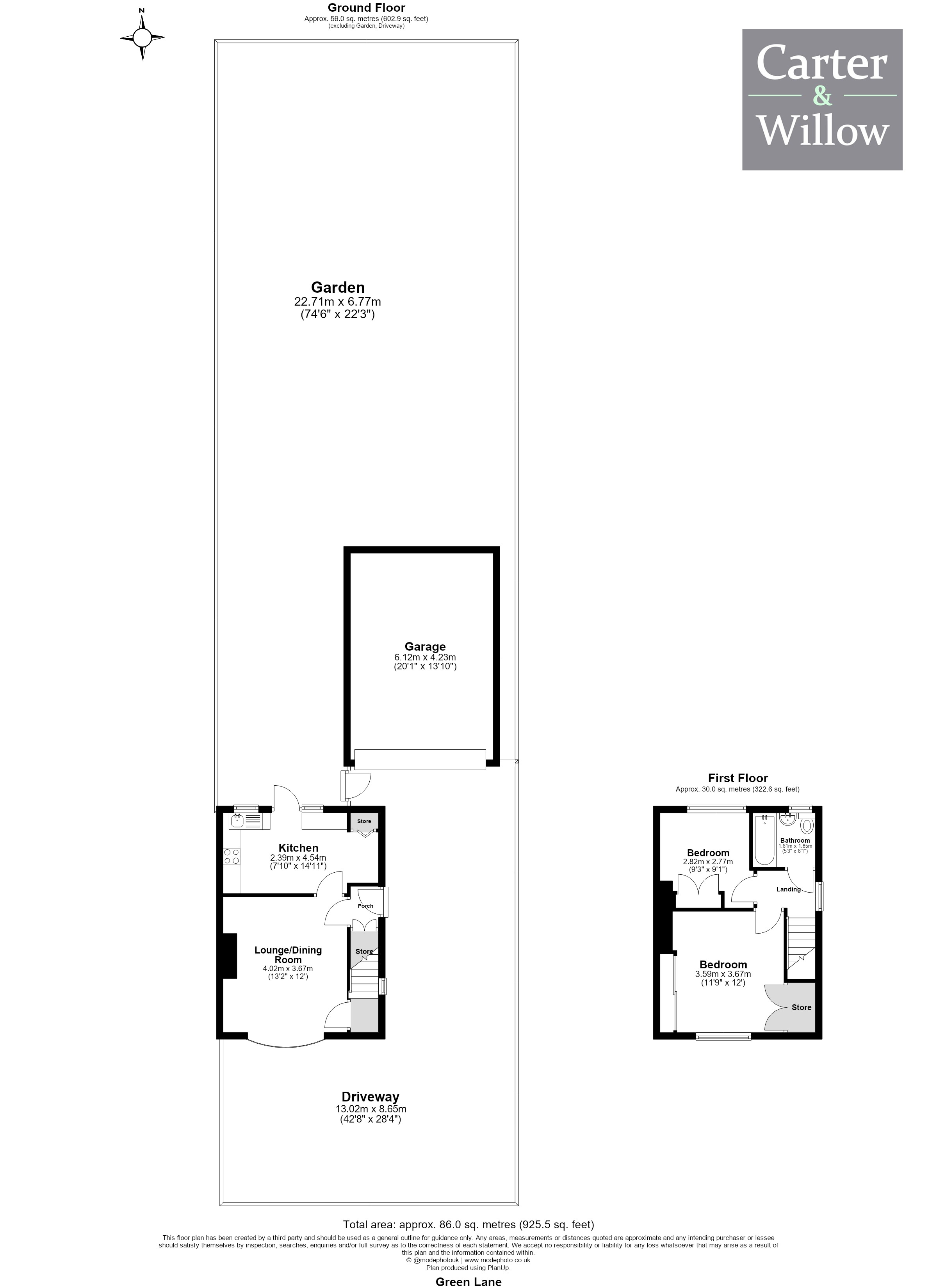 799, Green Lane , Dagenham  floorplan