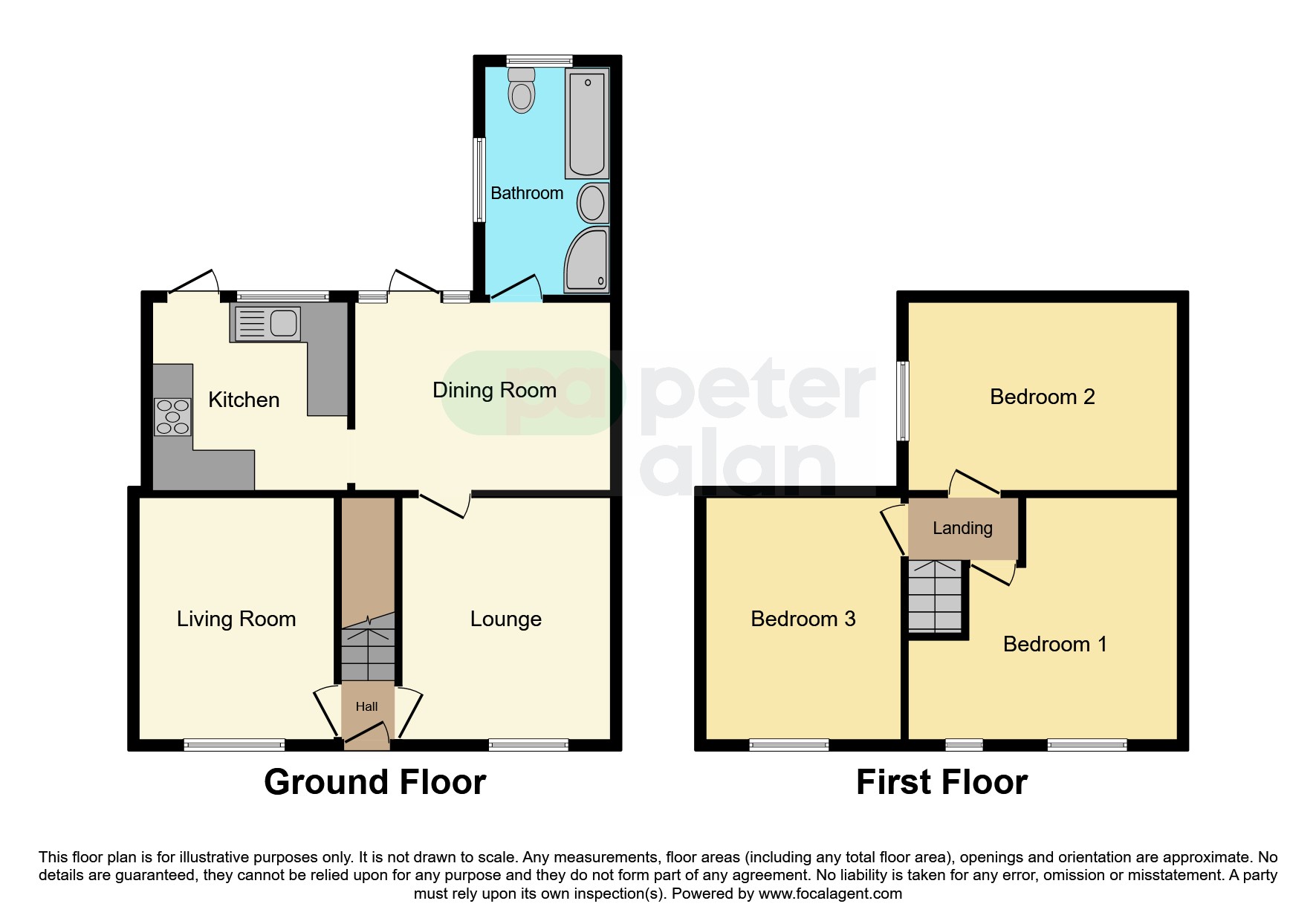 3, Clifton Street, Caerphilly floorplan