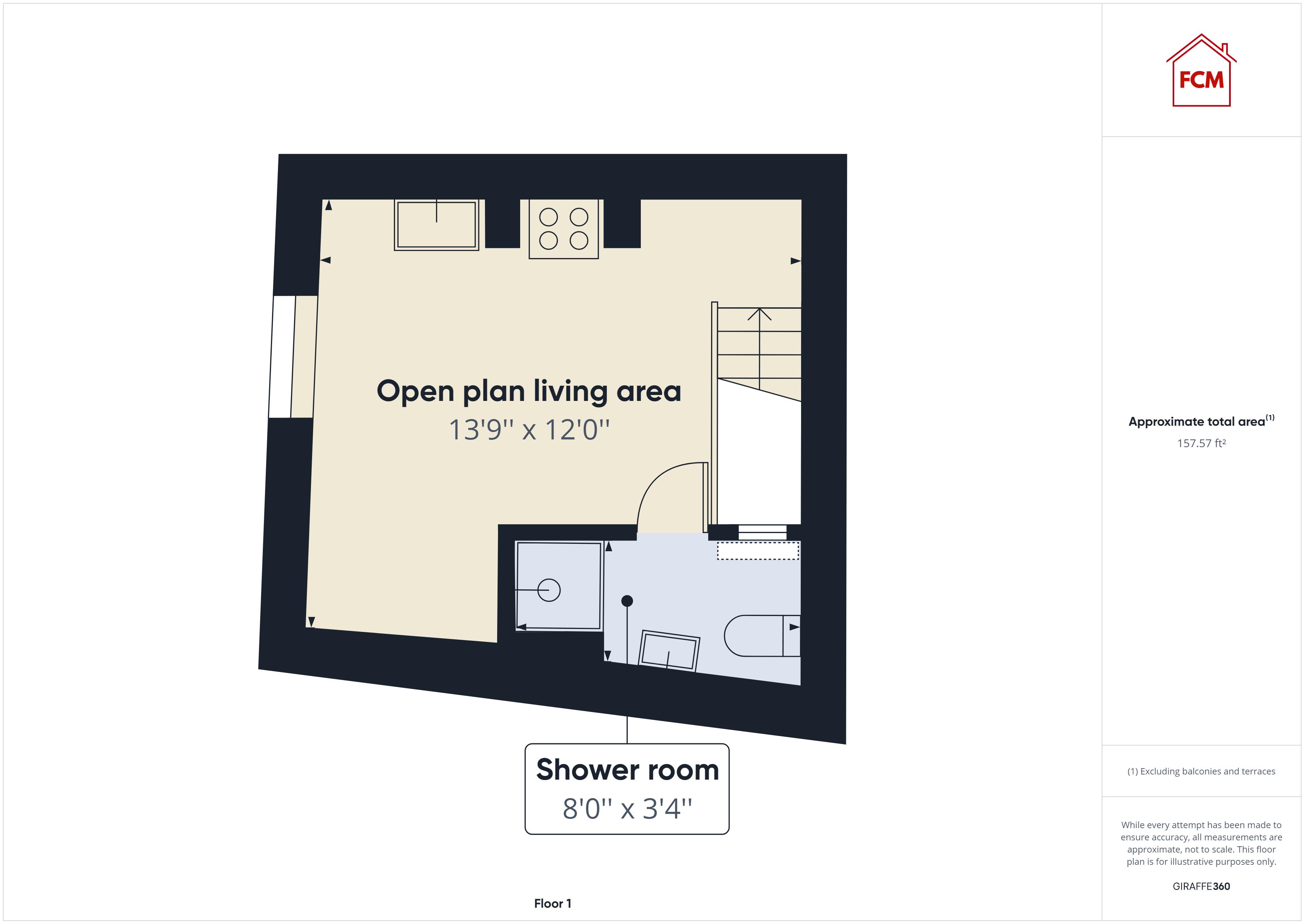 Challoner Street, Cockermouth CA13, 1 bedroom terraced house for sale