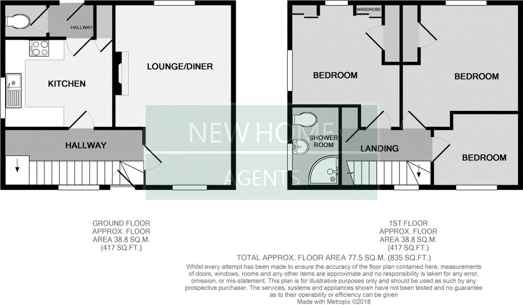 24, Princess Avenue, Workington floorplan