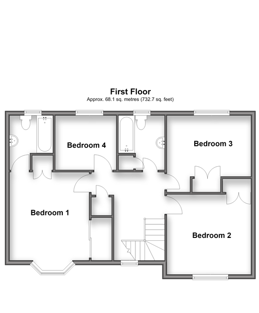 Little Mead, Waterlooville floorplan