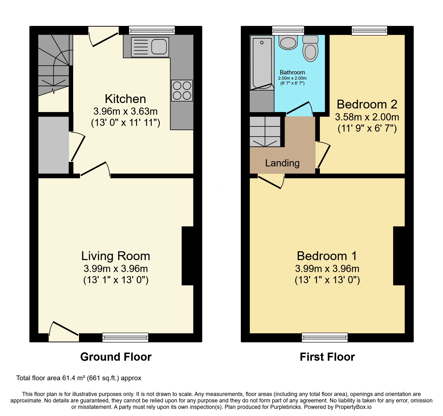 136, Kings Road, Ashton-under-Lyne floorplan