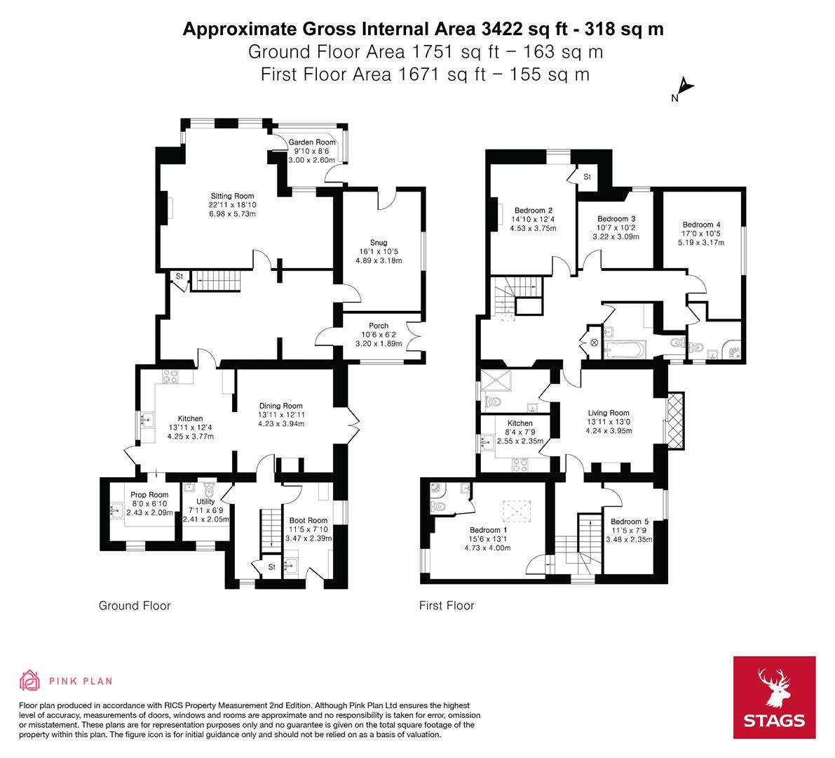 Manymead House, South Brent floorplan