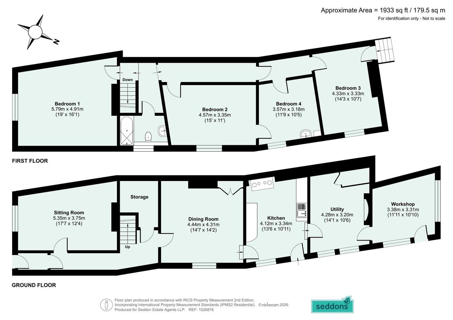 22, High Street, Cullompton floorplan