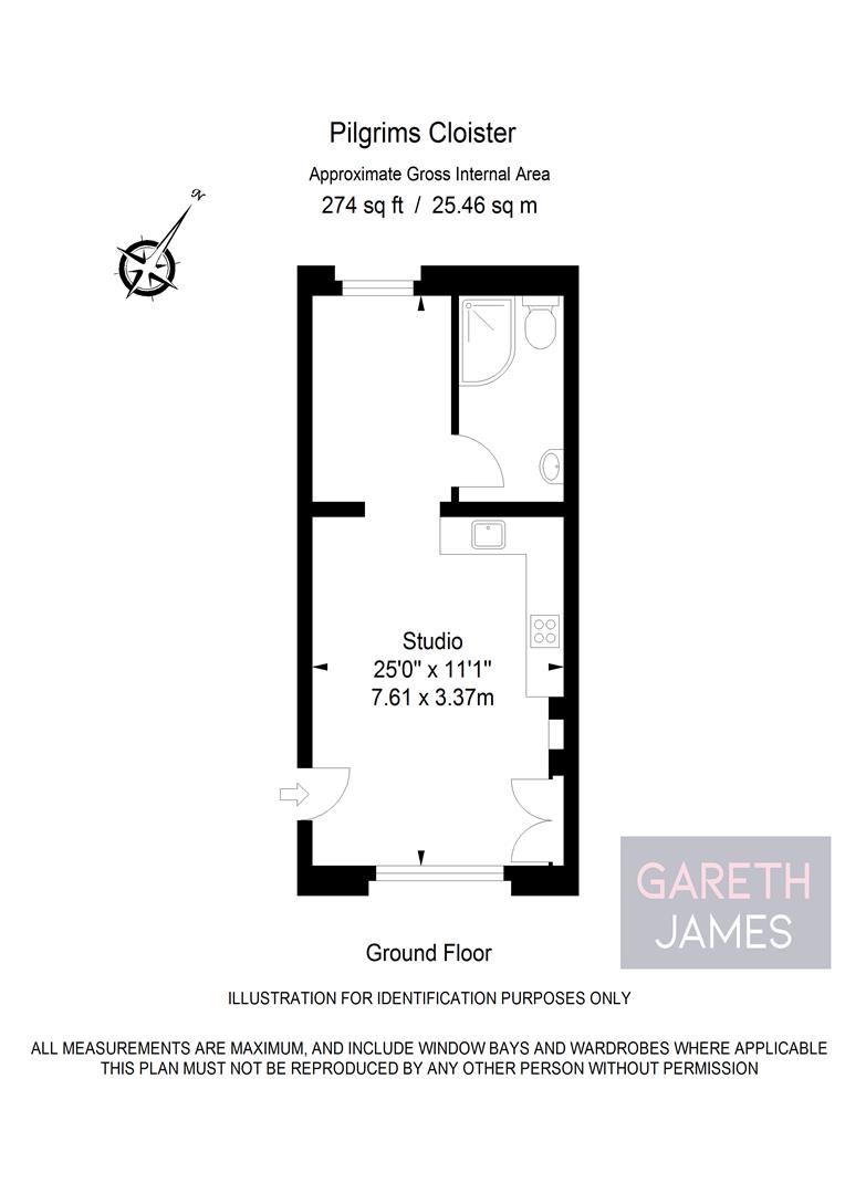 23, Pilgrims Cloisters, London floorplan