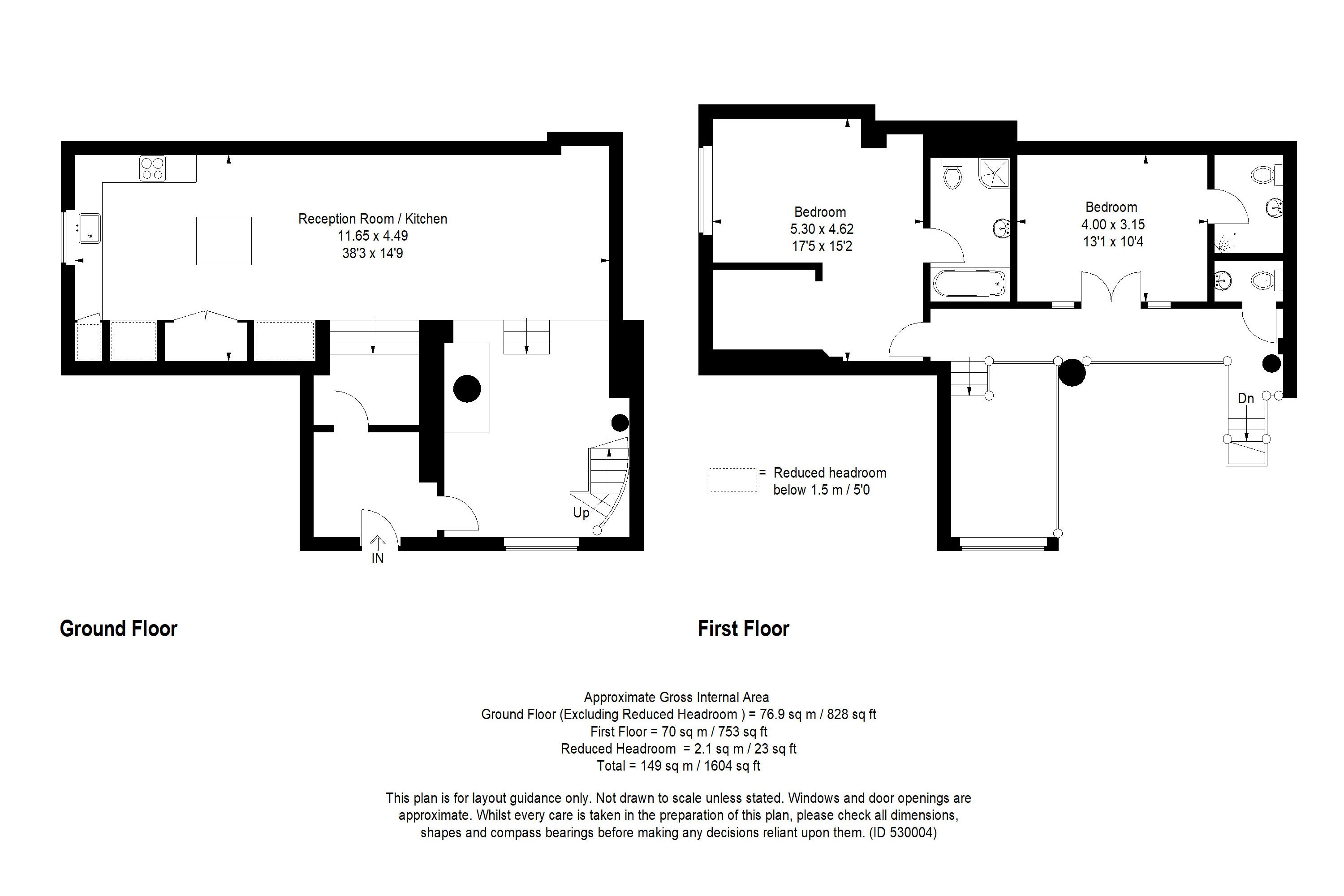 2 Bedrooms Flat to rent in Camden Park Road, Camden NW1