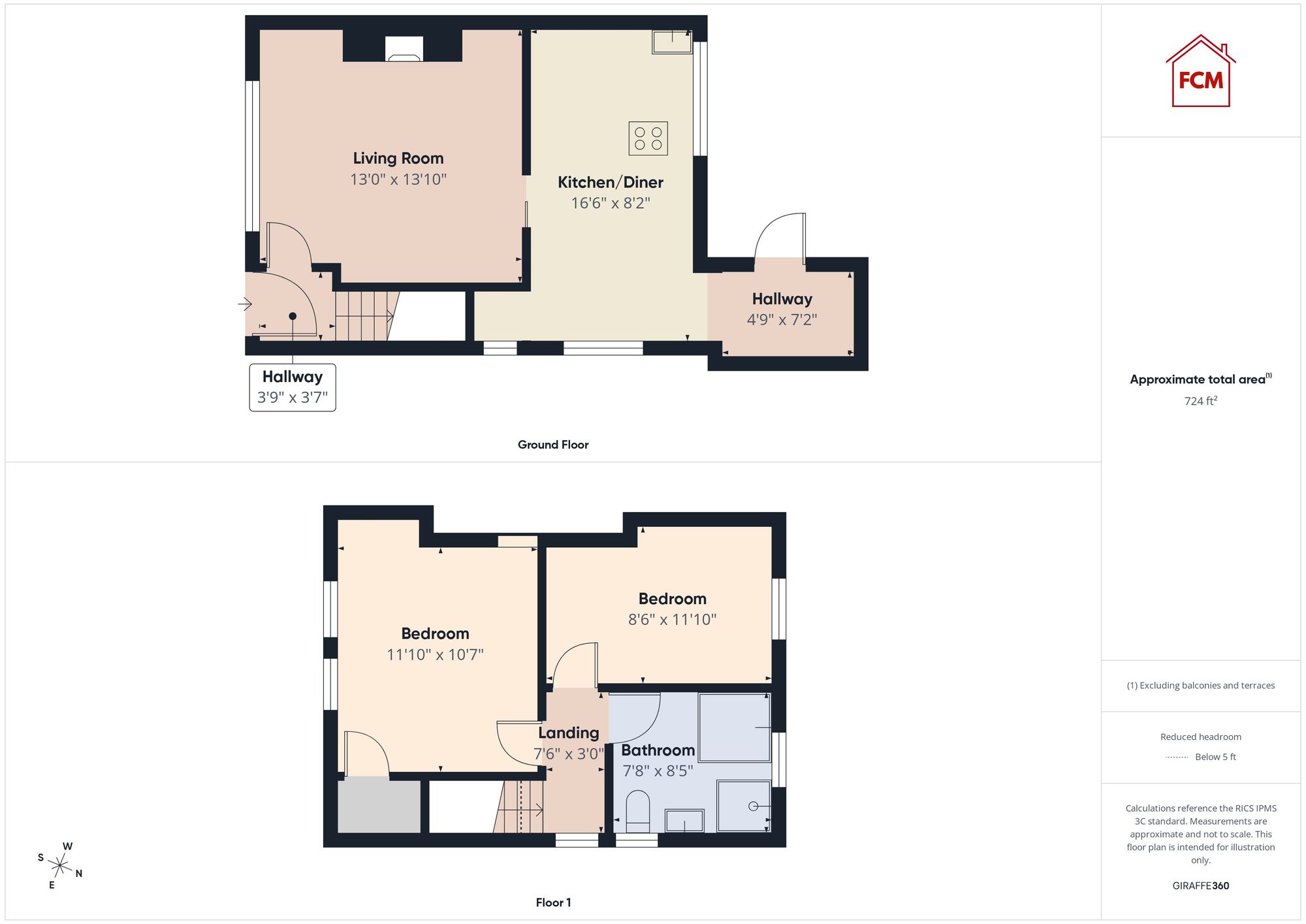 45 Crummock Avenue, Whitehaven floorplan