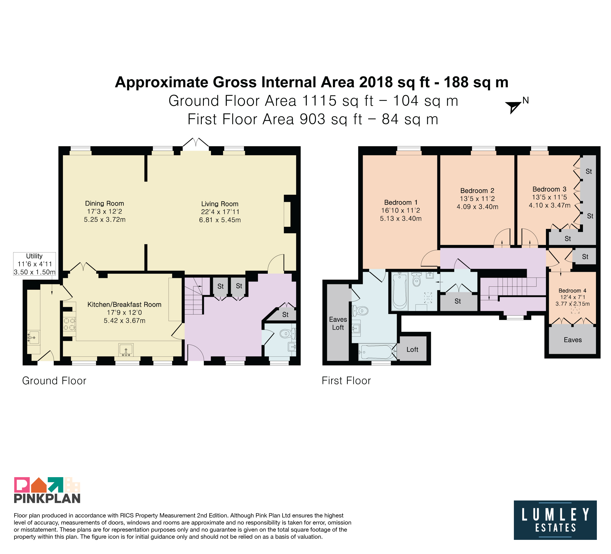 8, Church Farm Way, Watford floorplan