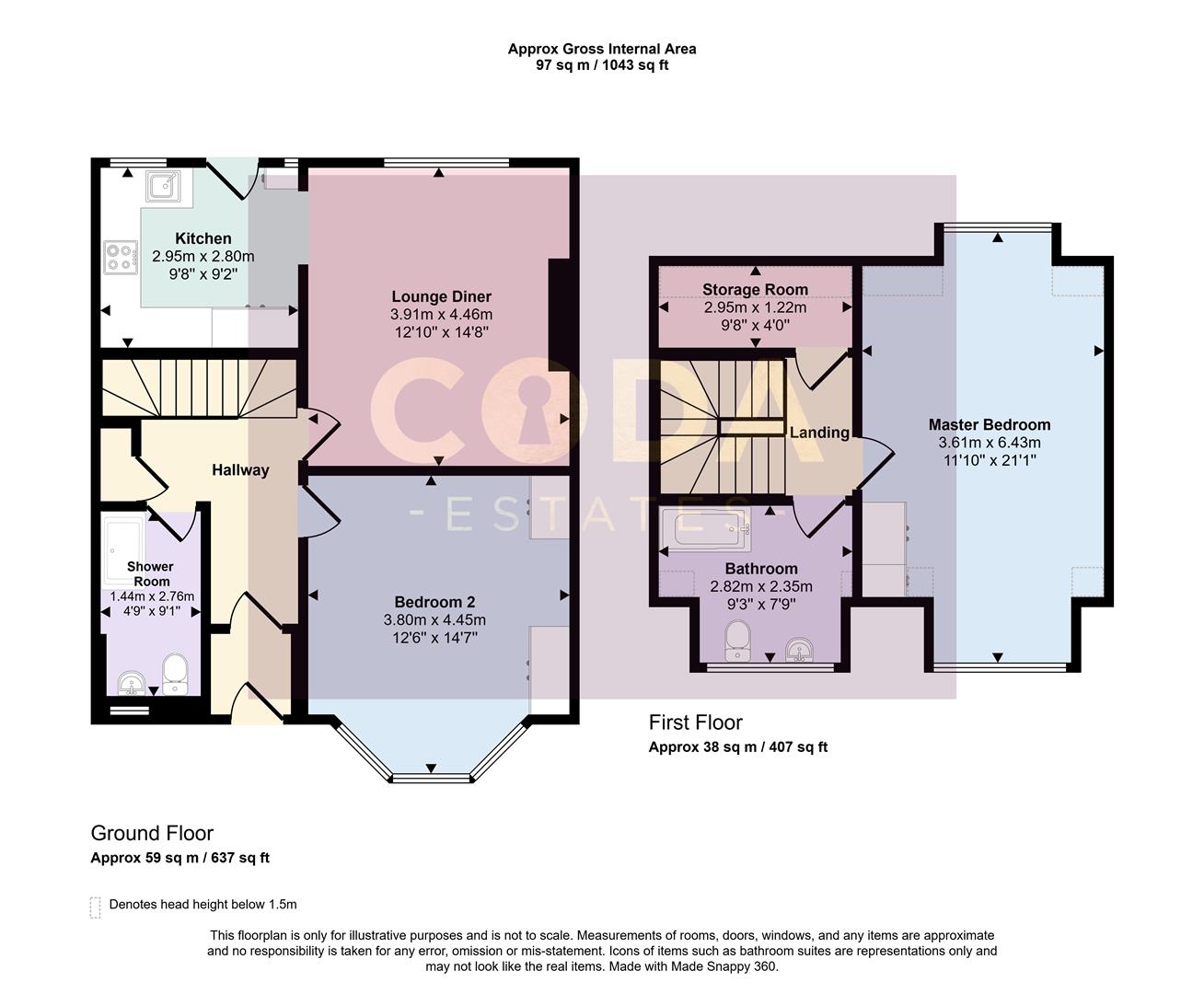 5, Woodneuk Terrace, Glasgow floorplan