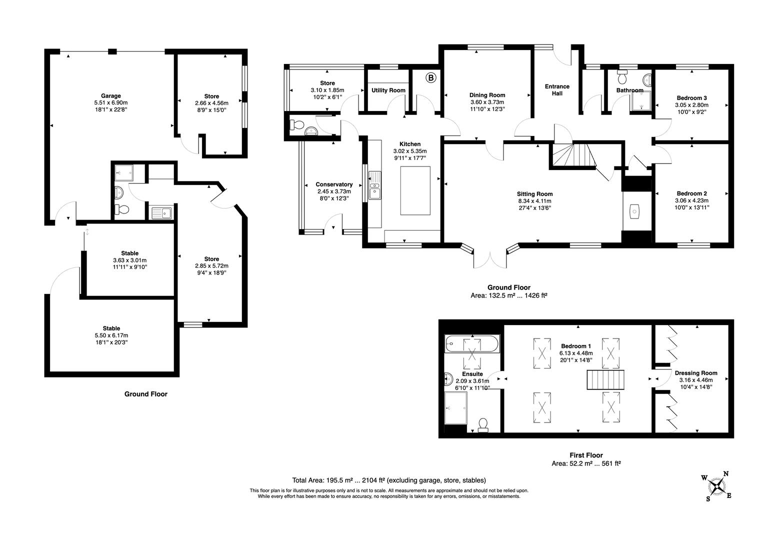Greenacres, Honiton floorplan