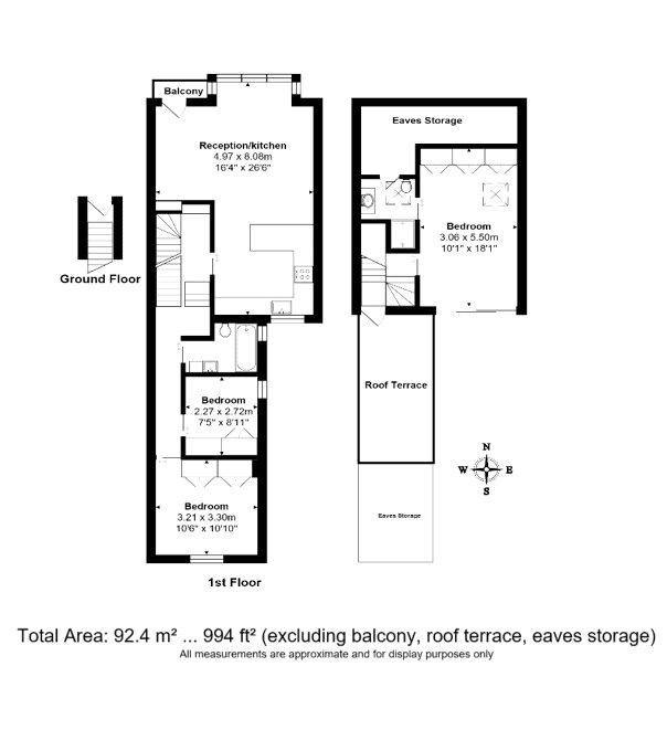 127b, Clifford Gardens, London floorplan