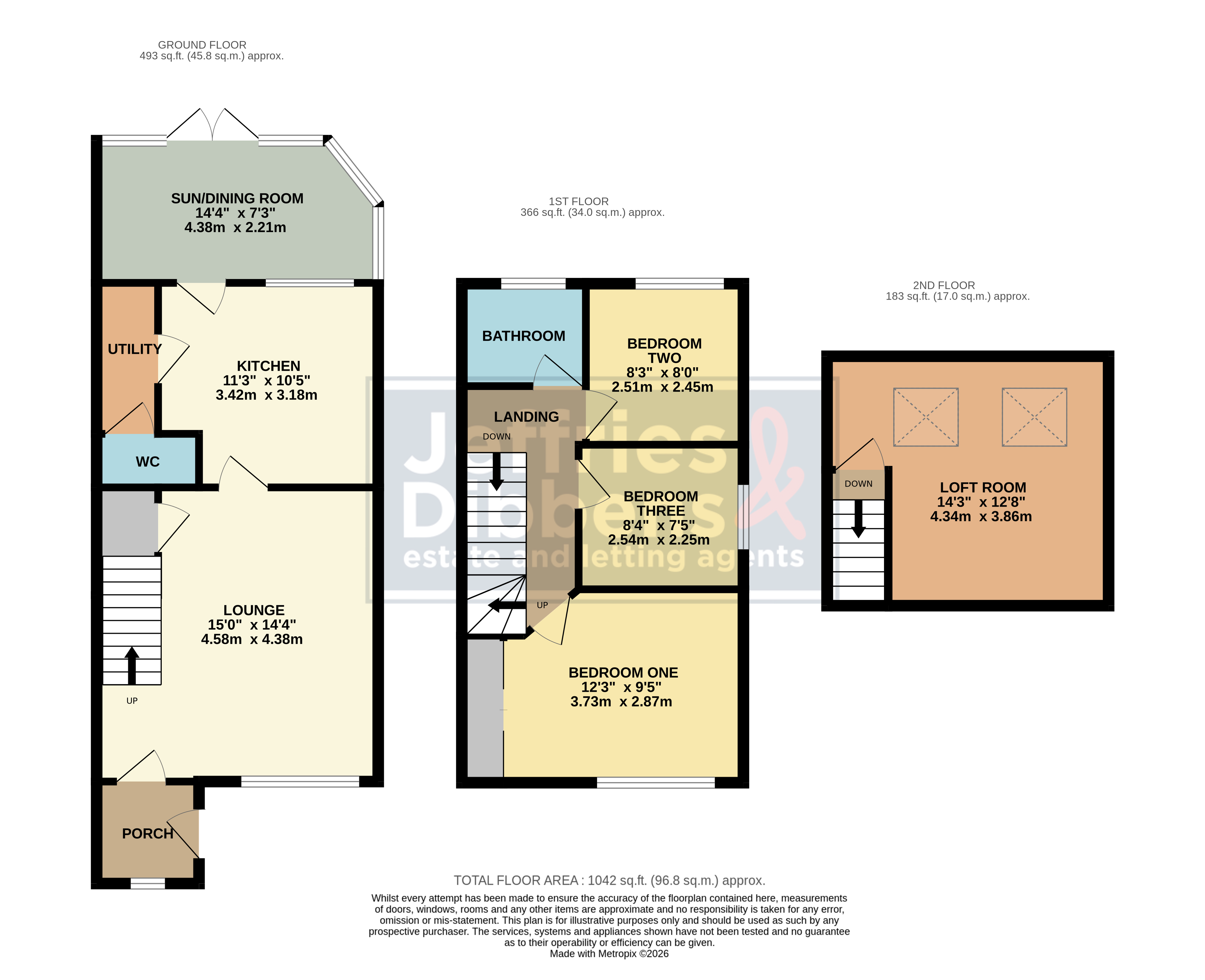4, Cherrywood Gardens, Hayling Island floorplan