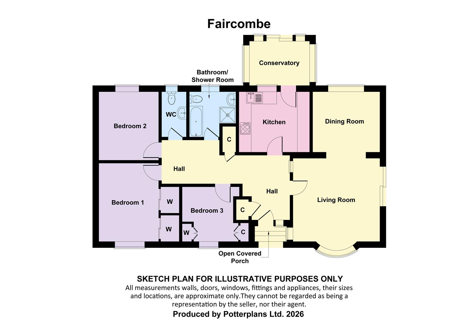 Faircombe, Westcourt Close, Shorwell floorplan