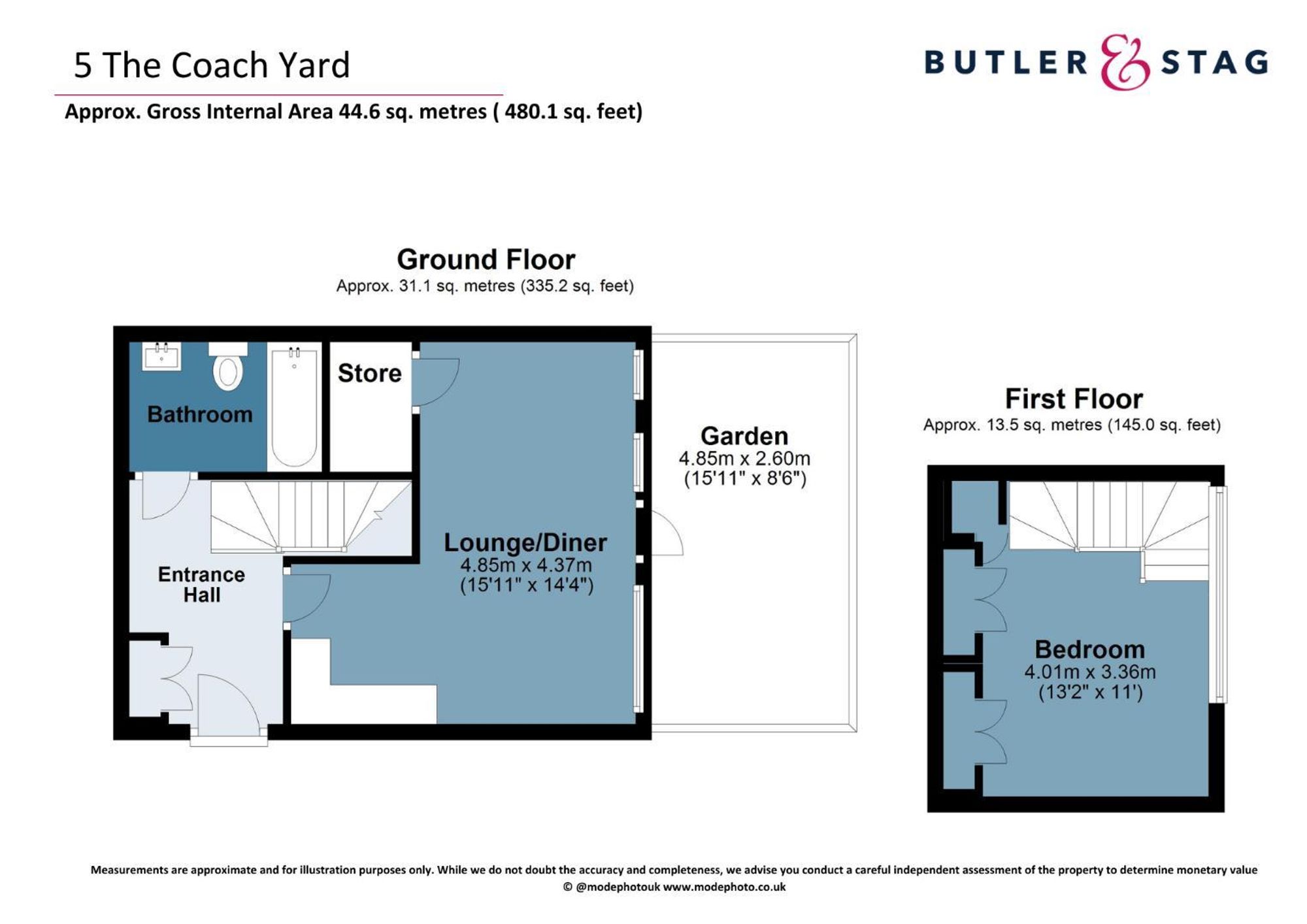 Plot 5, 4, The Coach Yard, London floorplan